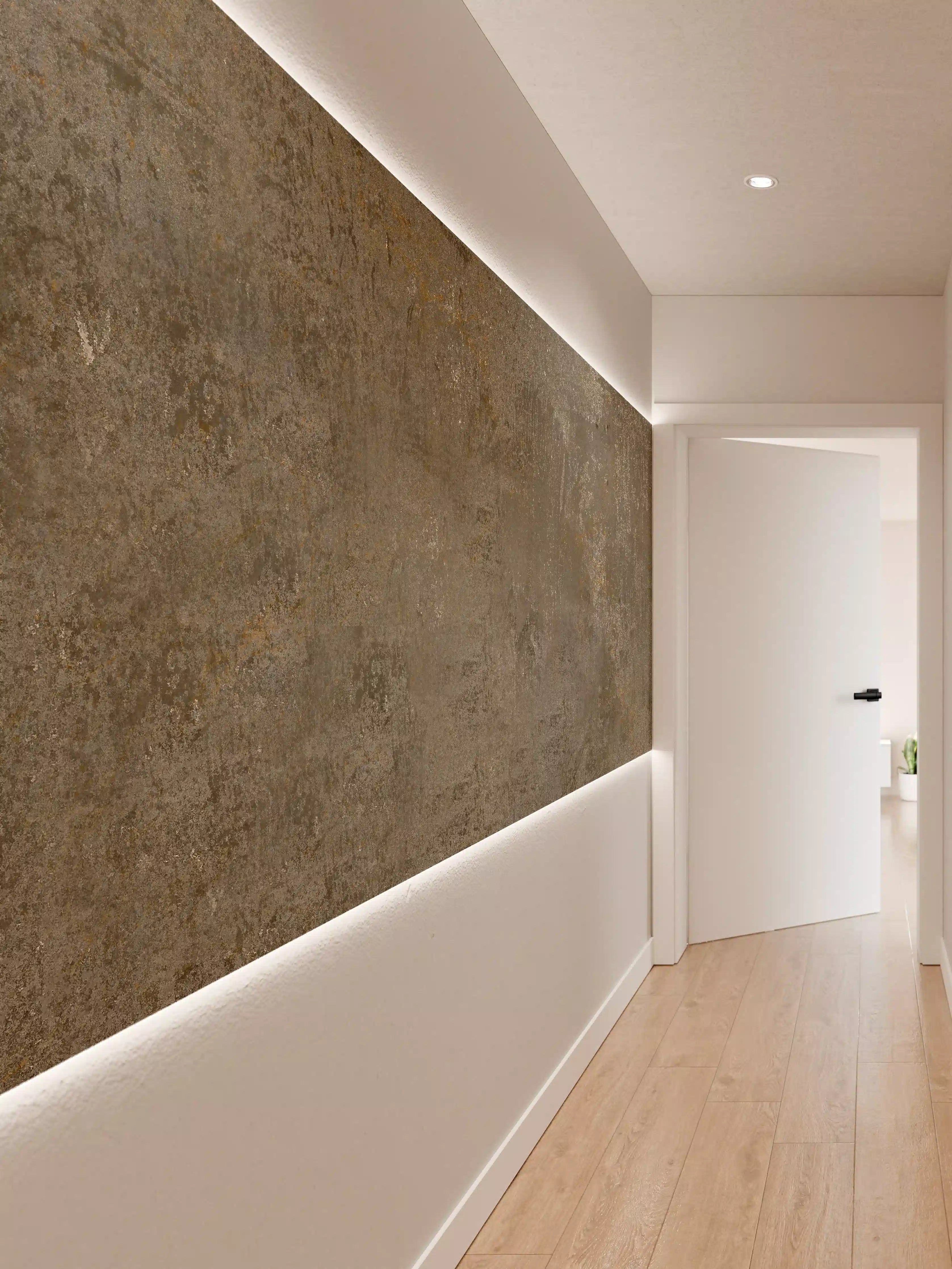 Wandverkleidung Flur - Rustikale Betonoptik Wandgestaltung