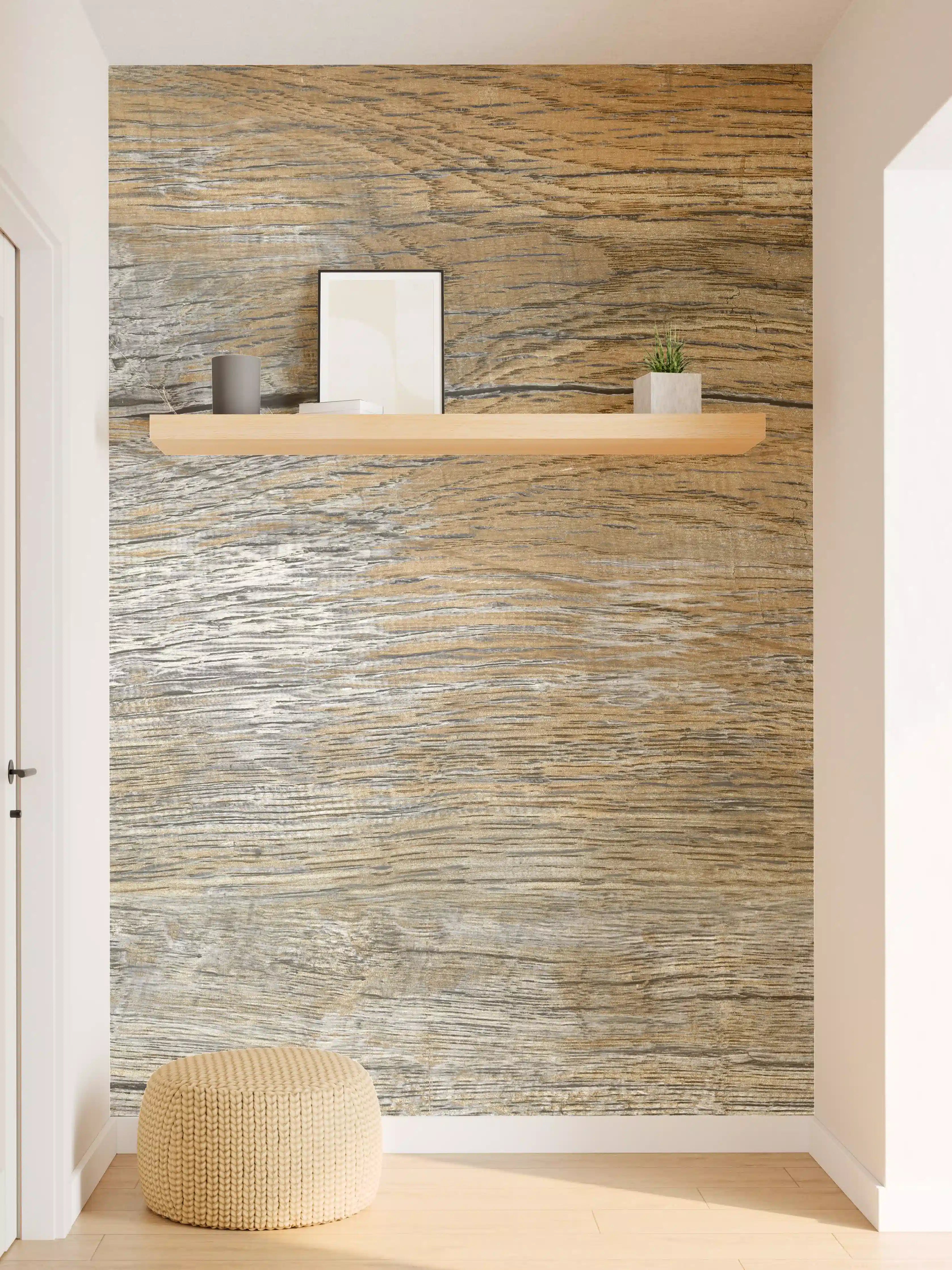 Wandverkleidung Flur - Rustikale Holz Textur