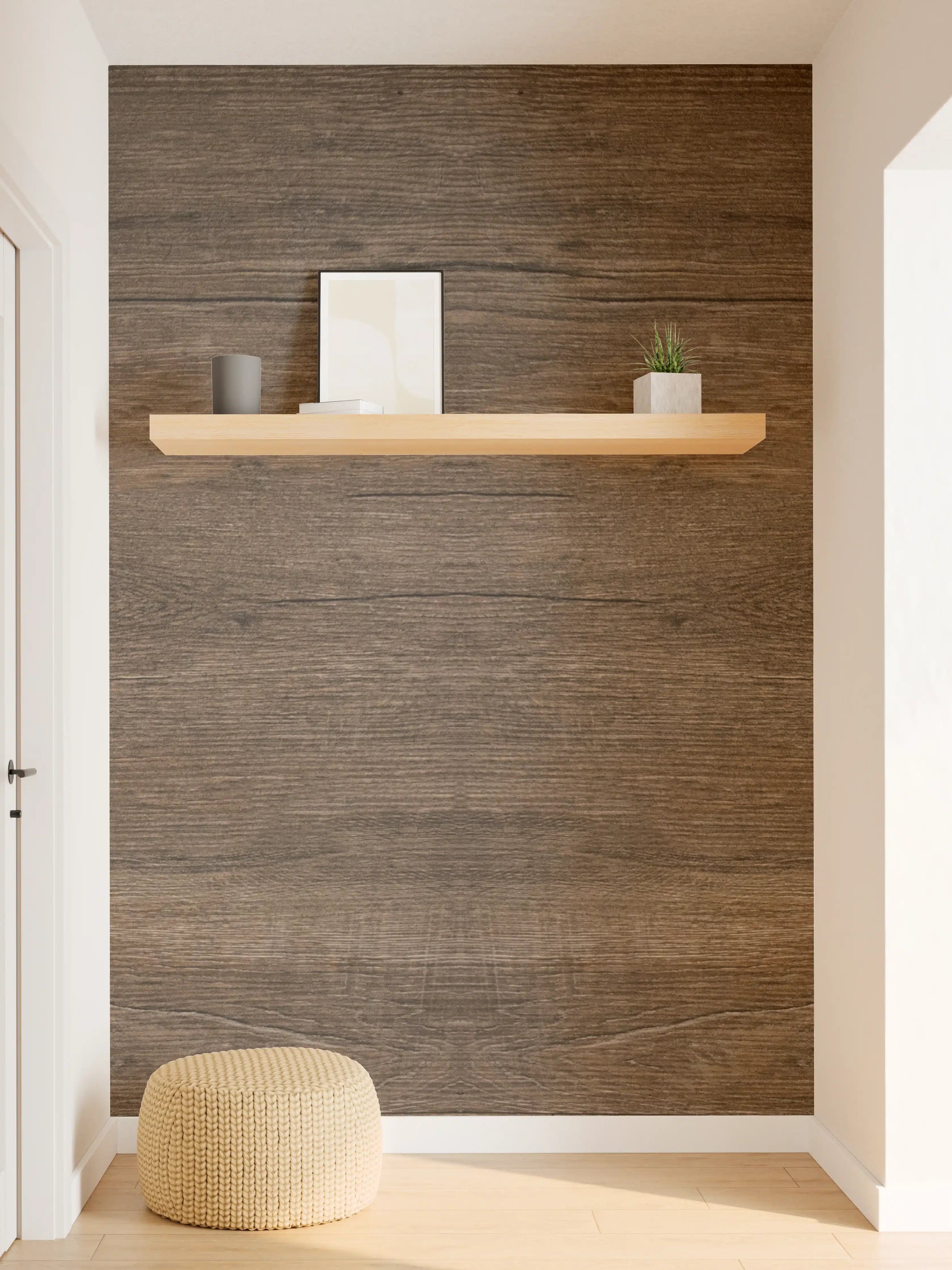 Wandverkleidung Flur - Rustikale Holzoptik – Naturtöne für Ihr Zuhause