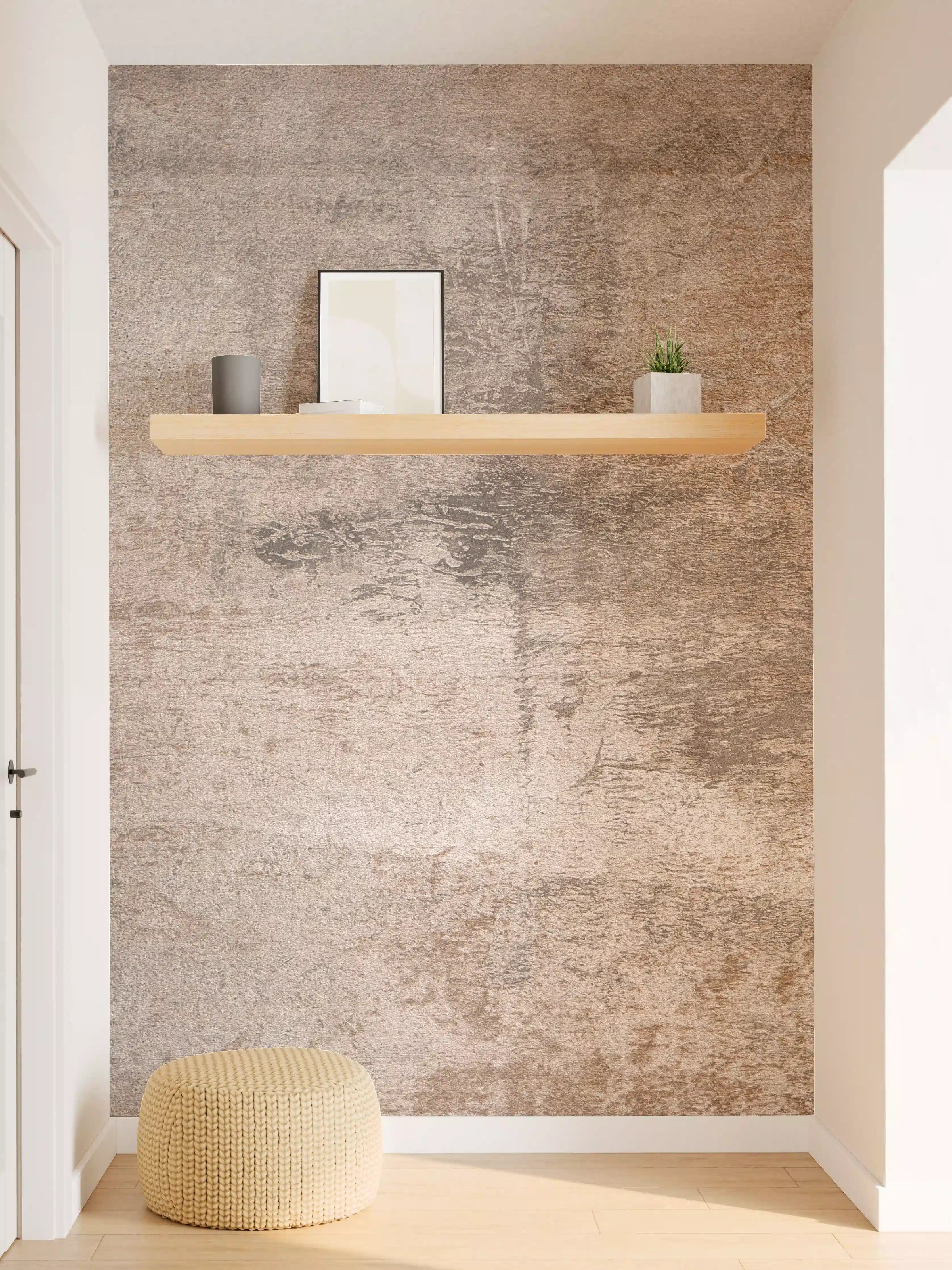 Wandverkleidung Flur - Rustikale Holzwand im Vintage-Look