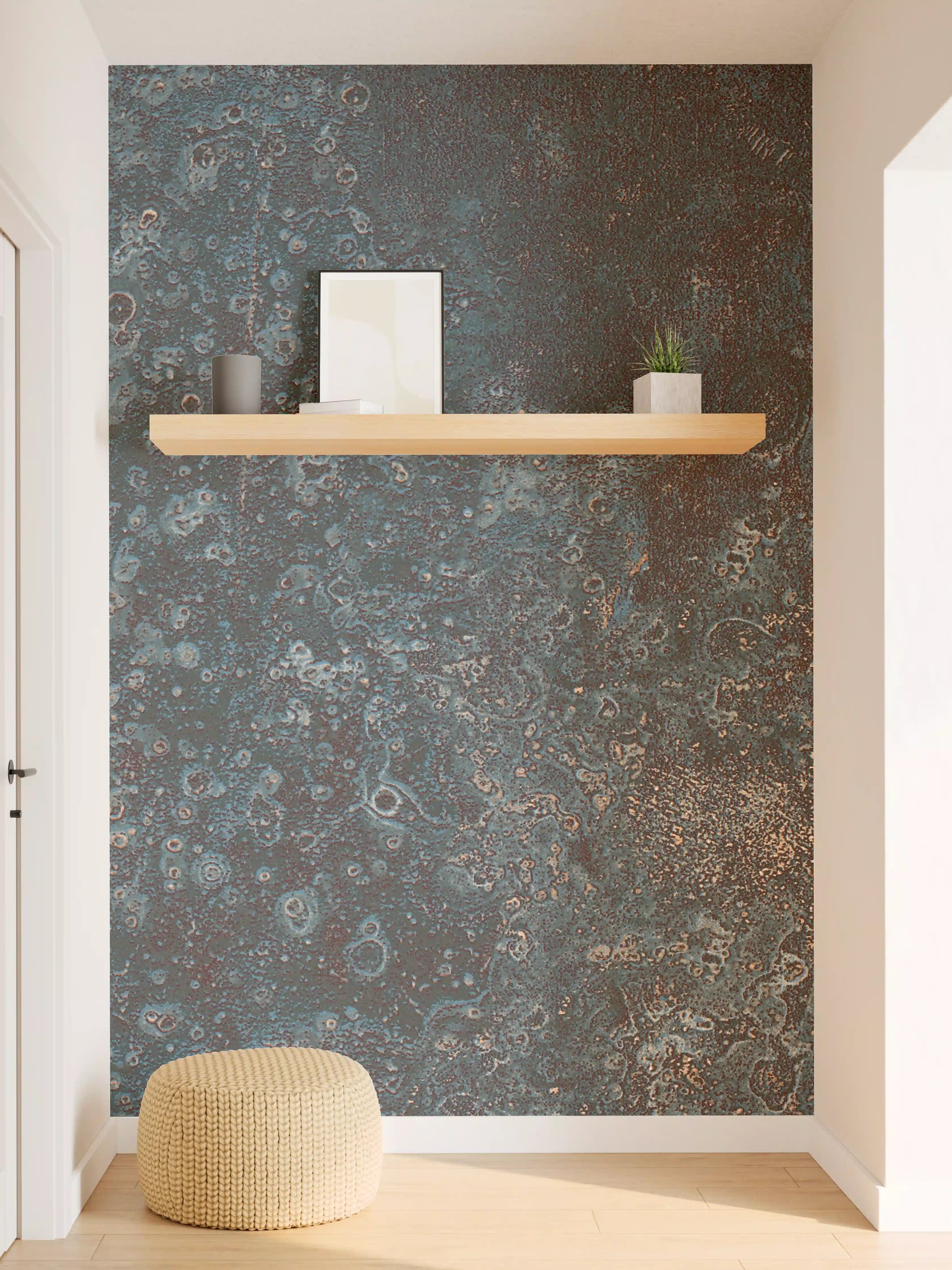 Wandverkleidung Flur - Rustikale Metalltextur mit authentischem Charakter