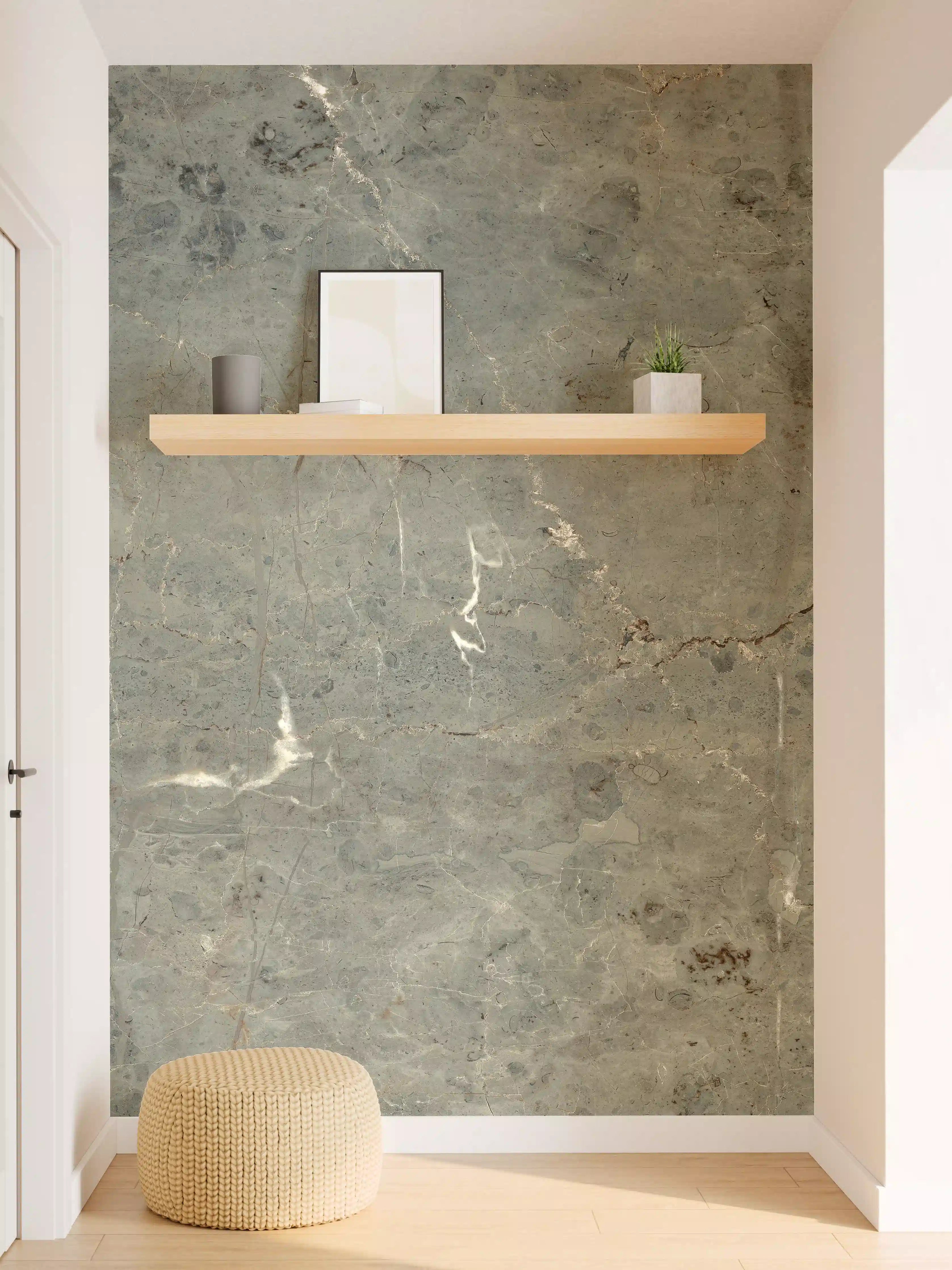 Wandverkleidung Flur - Rustikale Steinoptik Fliese