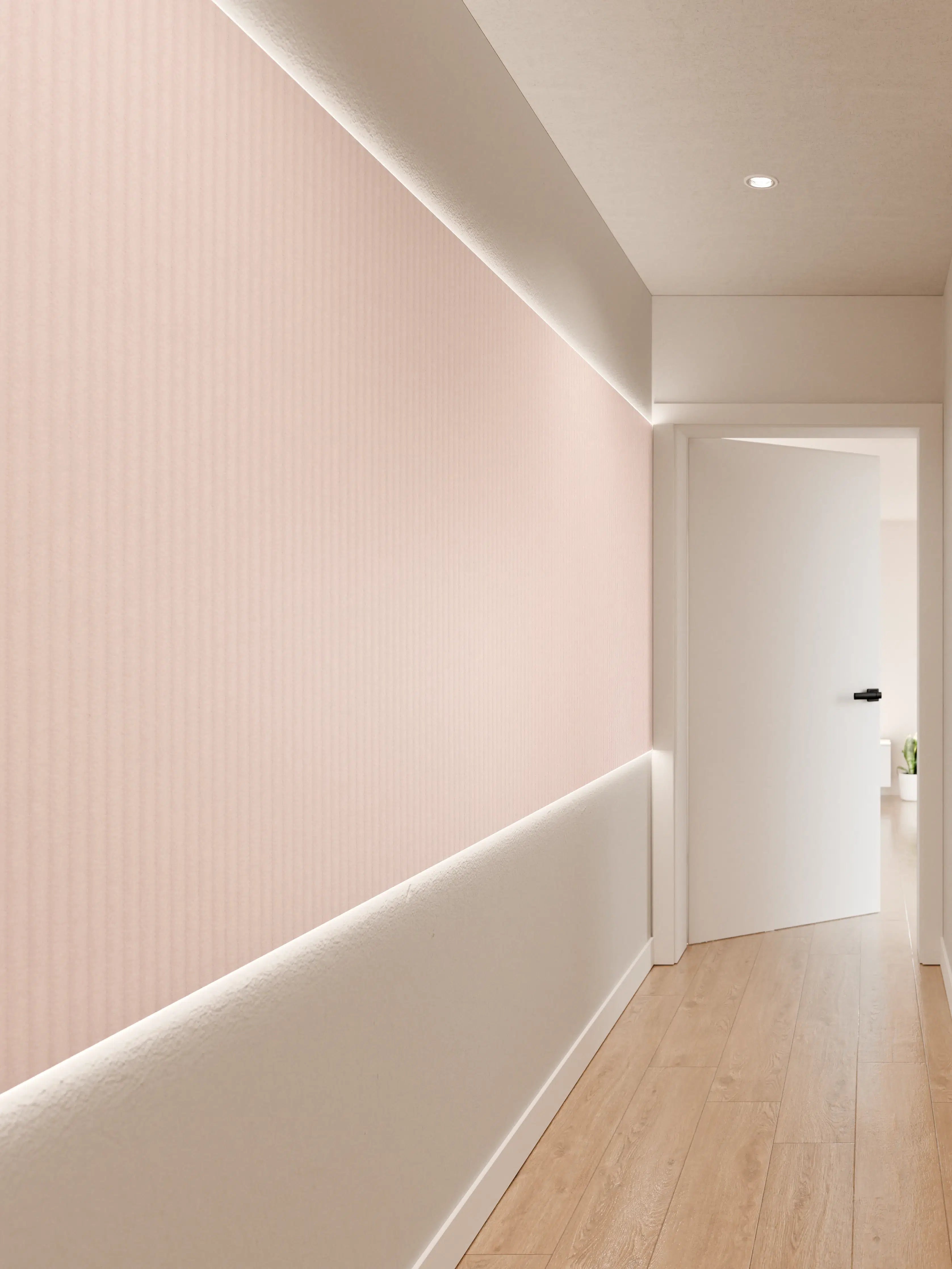 Wandverkleidung Flur - Sanfte Farbnuancen für zeitloses Design