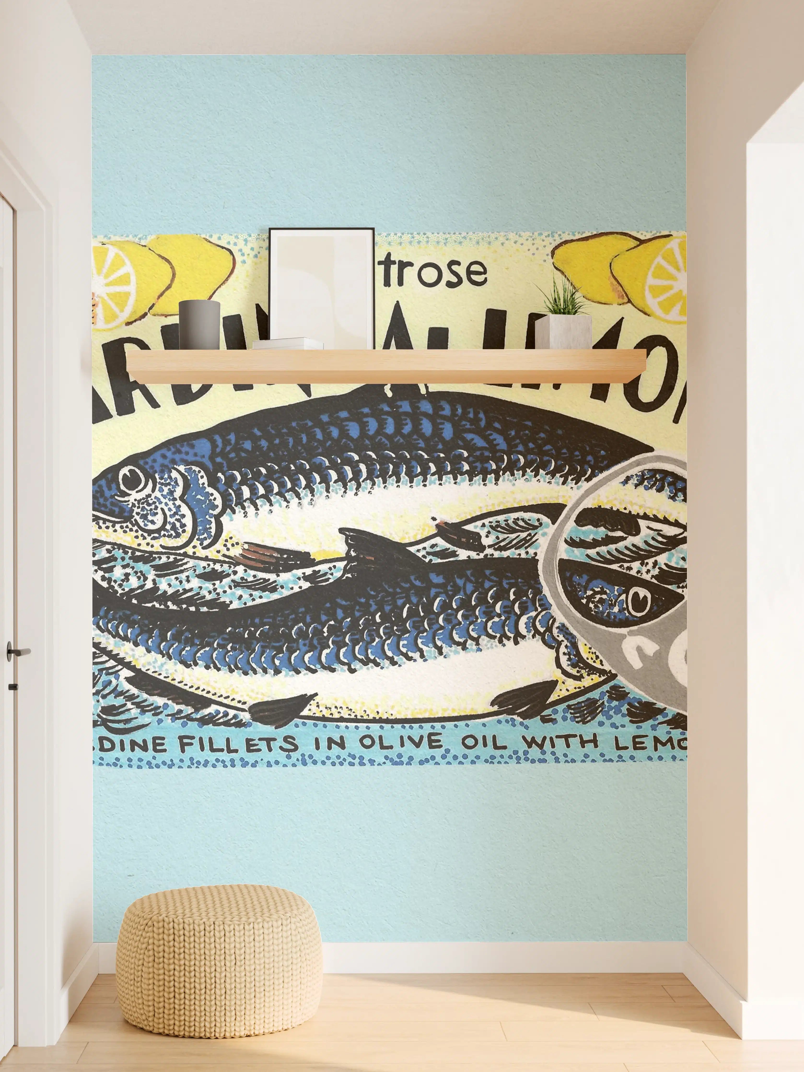 Wandverkleidung Flur - Sardine Al Limone
