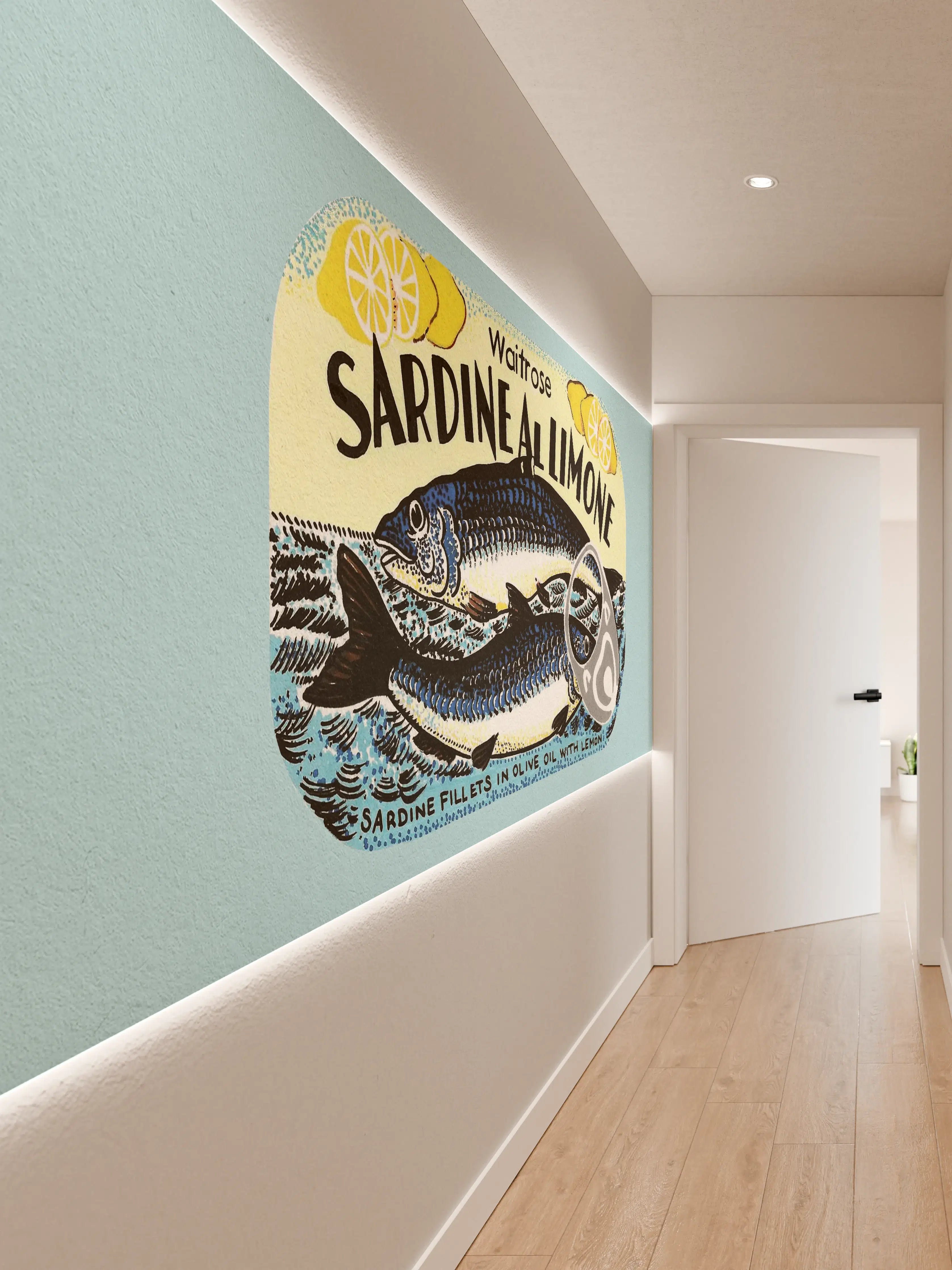 Wandverkleidung Flur - Sardine Al Limone