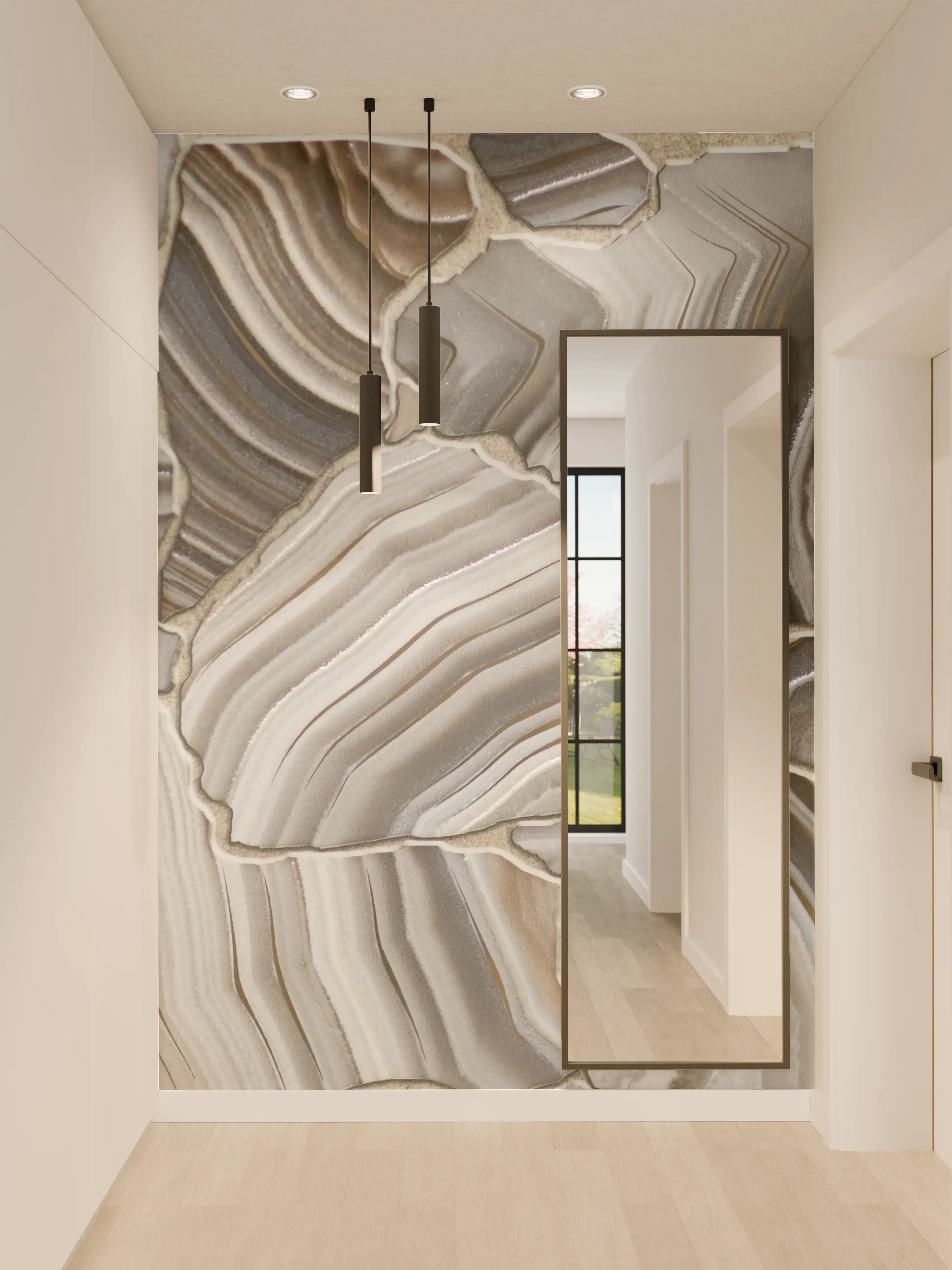 Wandverkleidung Flur - Schöne Naturmotive mit eleganten Farbnuancen