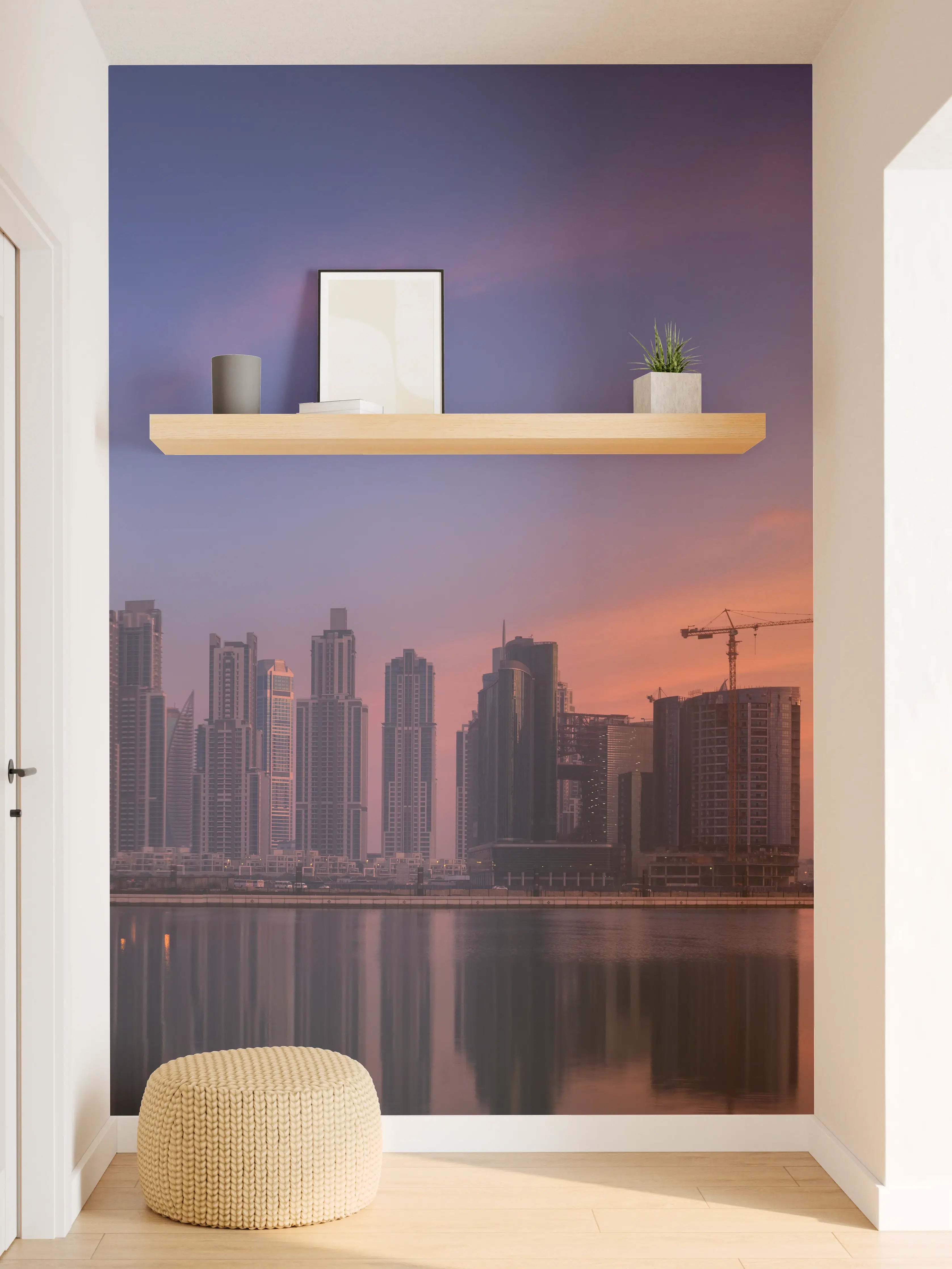 Wandverkleidung Flur - Schönes Stadtbild von Dubai