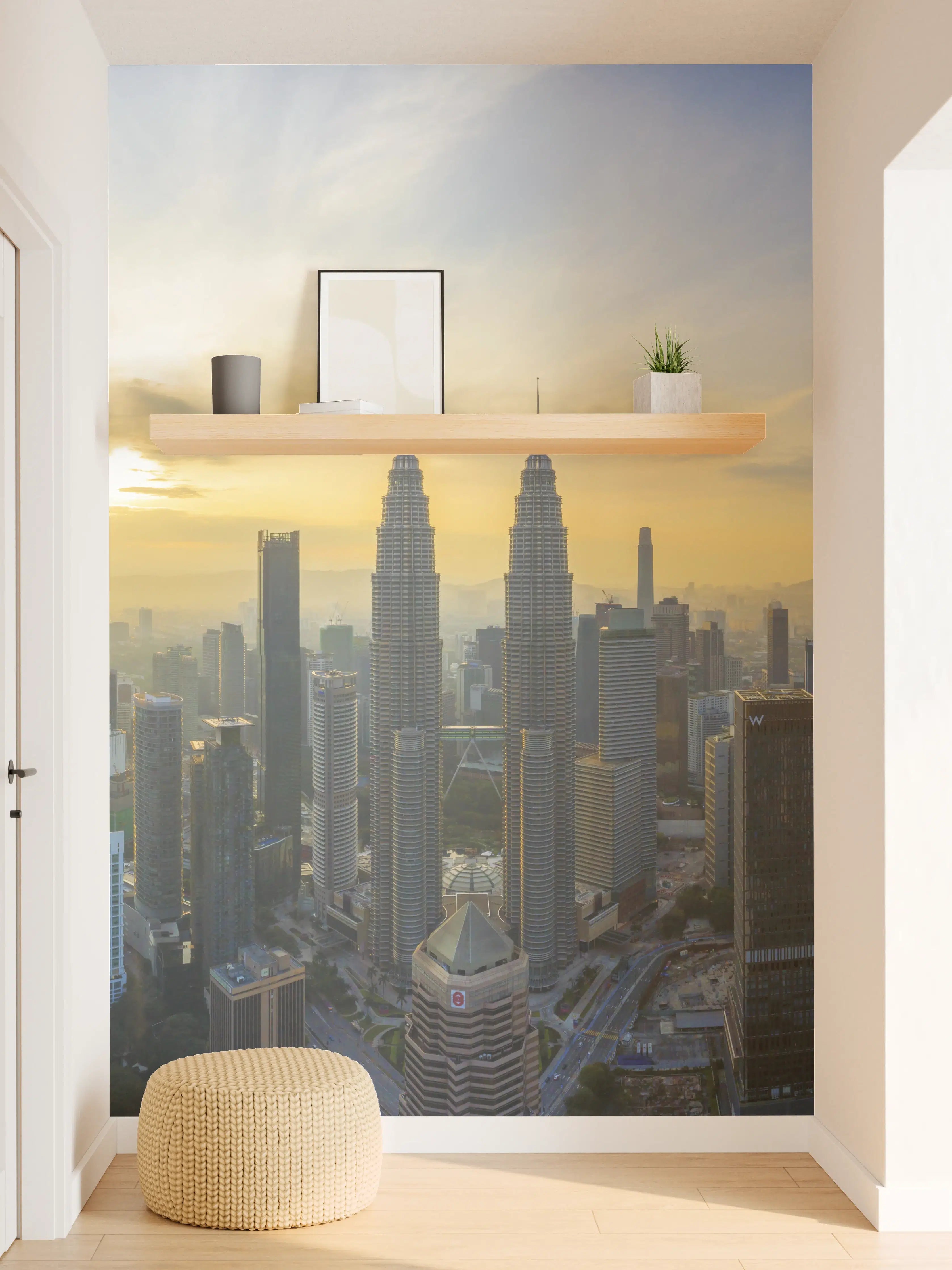 Wandverkleidung Flur - Skyline Kuala Lumpur City