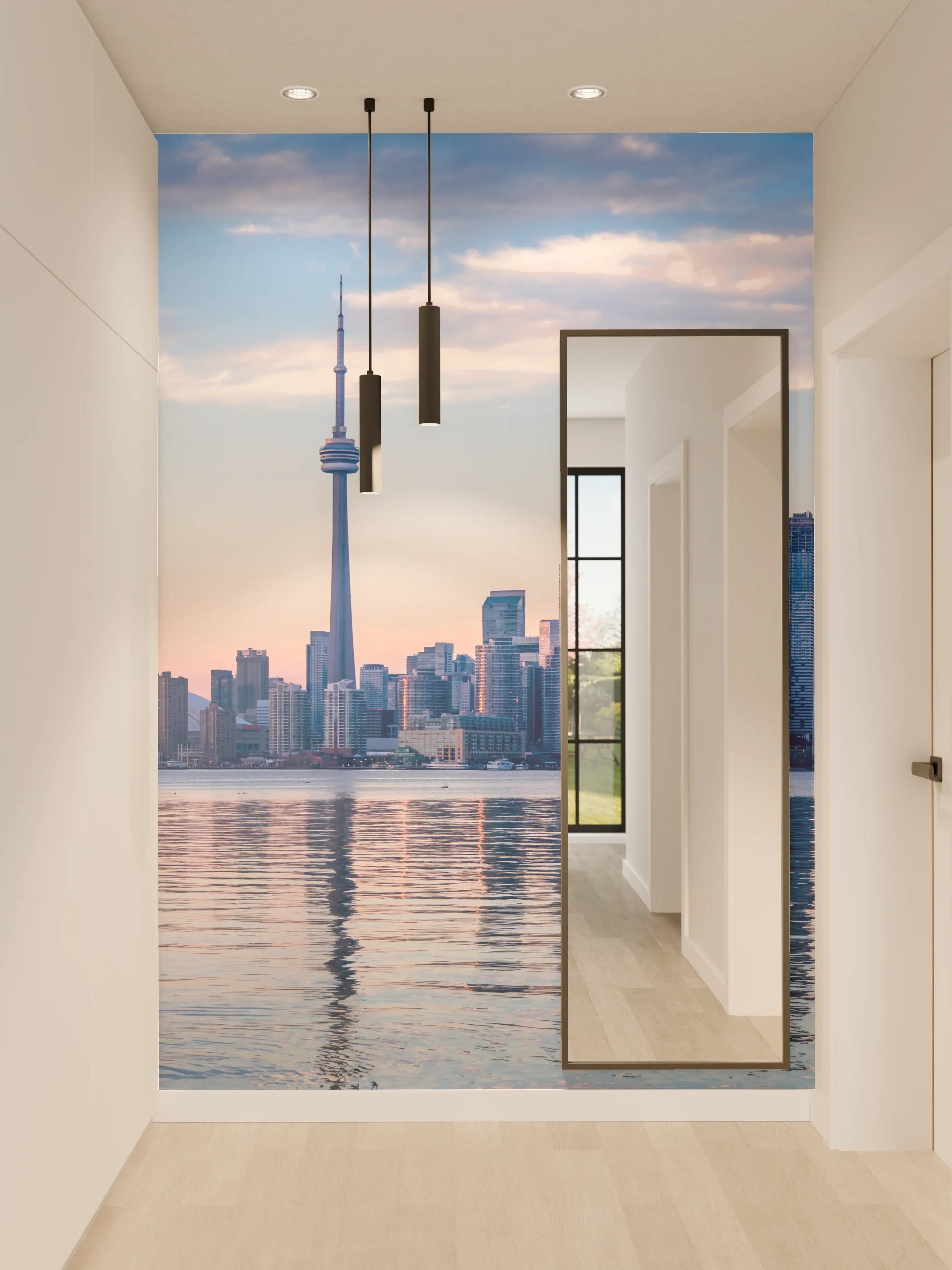 Wandverkleidung Flur - Skyline von Toronto