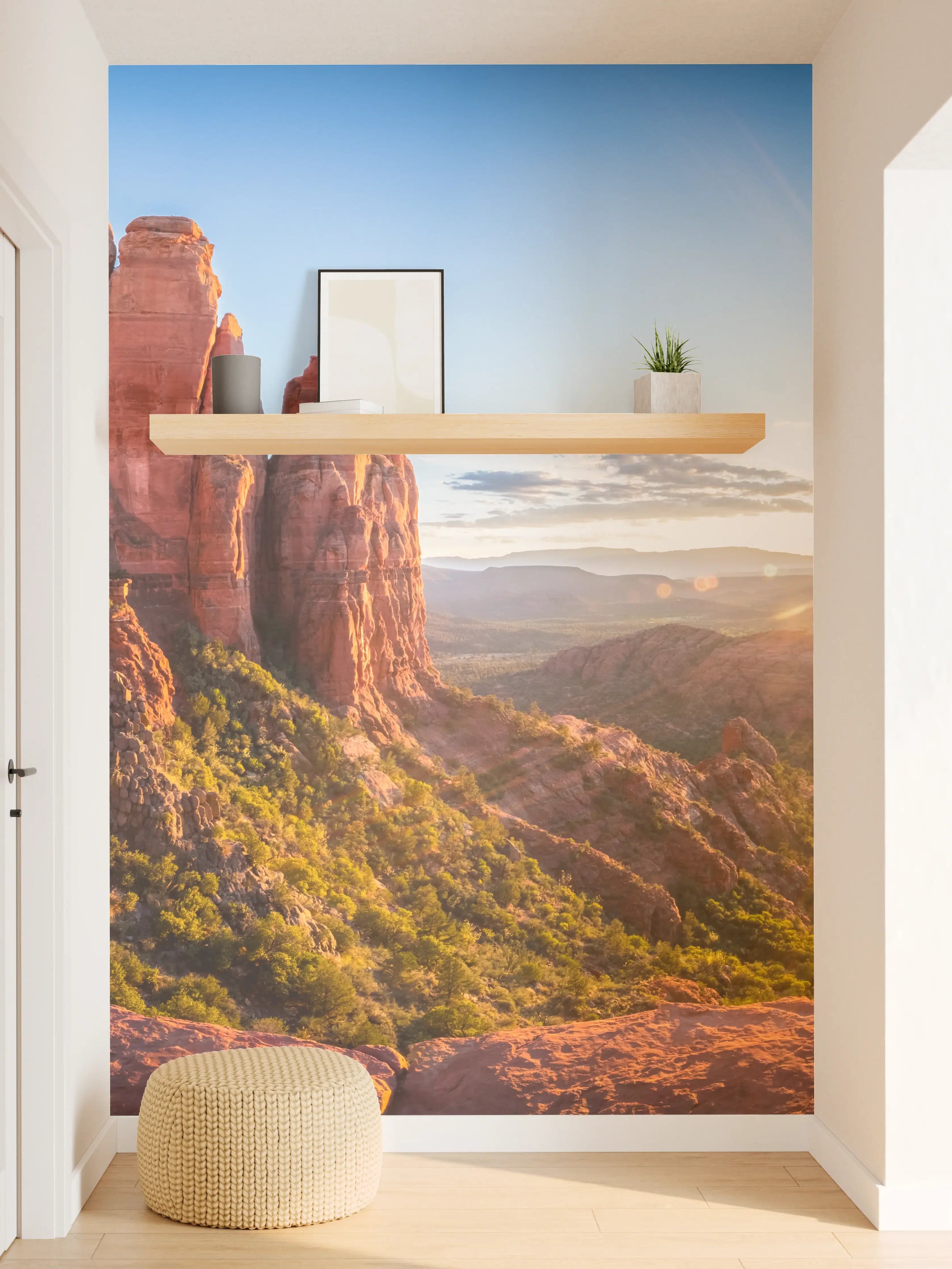 Wandverkleidung Flur - Sonnenuntergang in Sedona