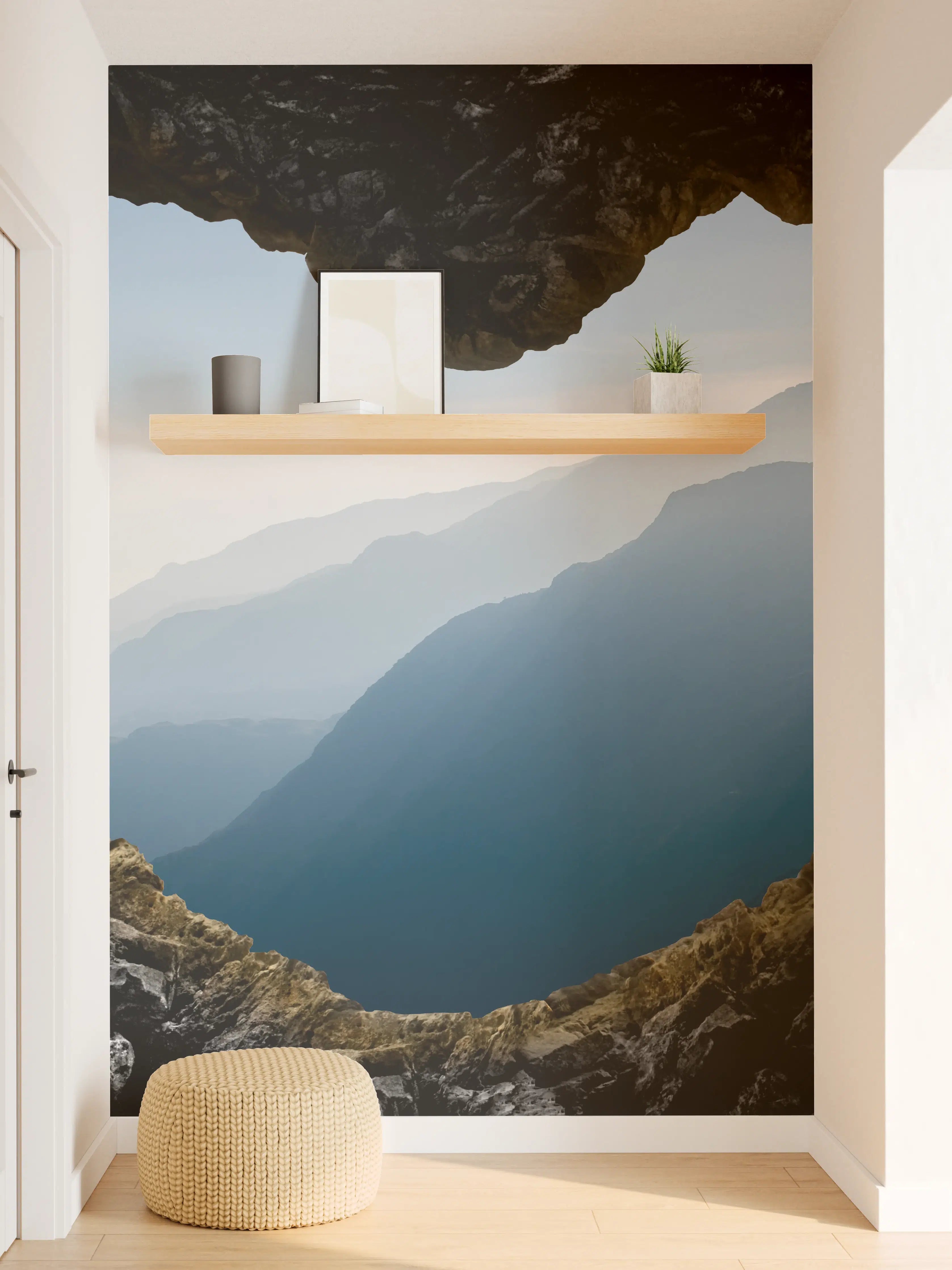 Wandverkleidung Flur - Spektakuläre und mystische Gebirgsschicht