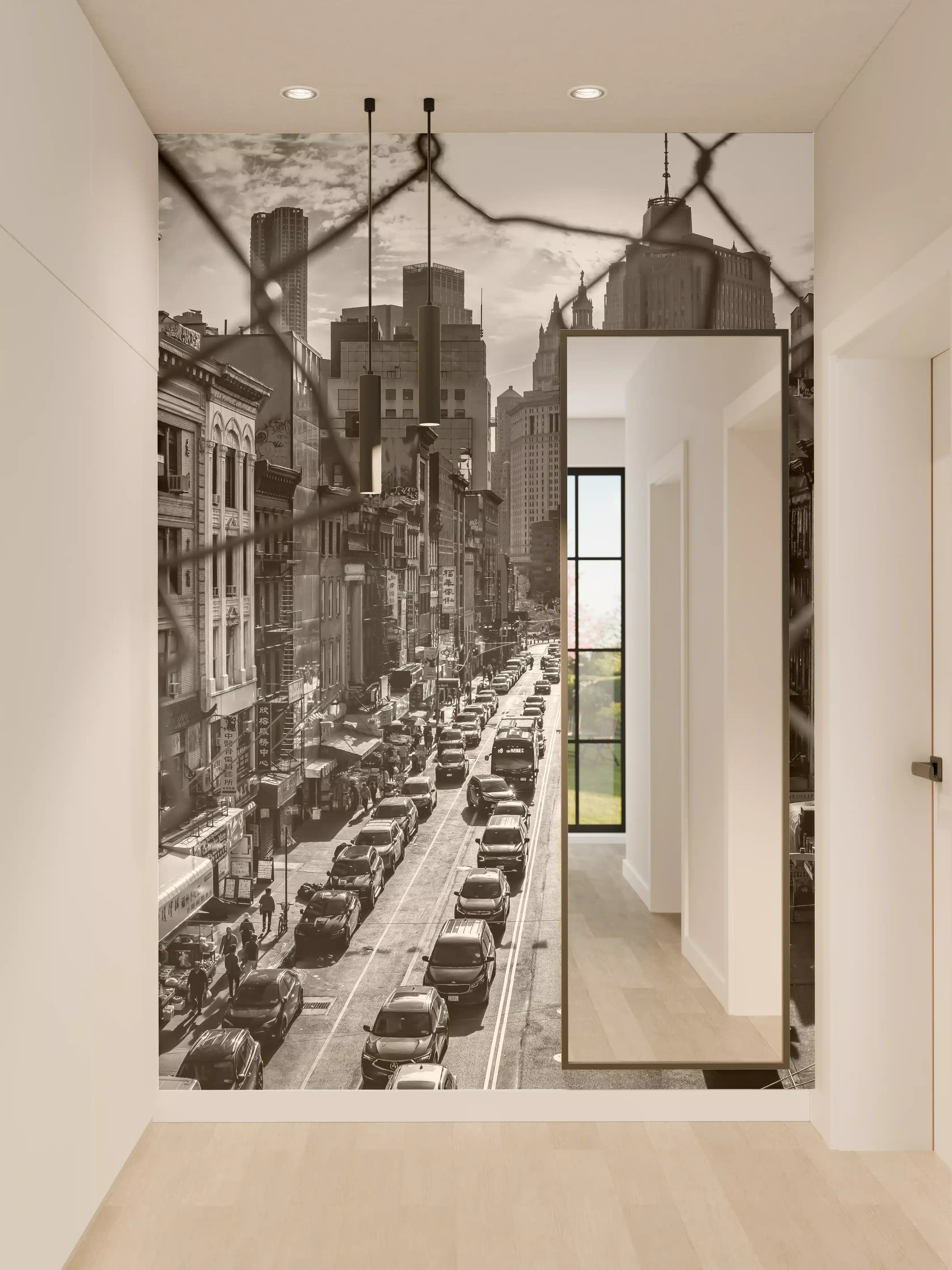 Wandverkleidung Flur - Stadtbild - China Town, New York