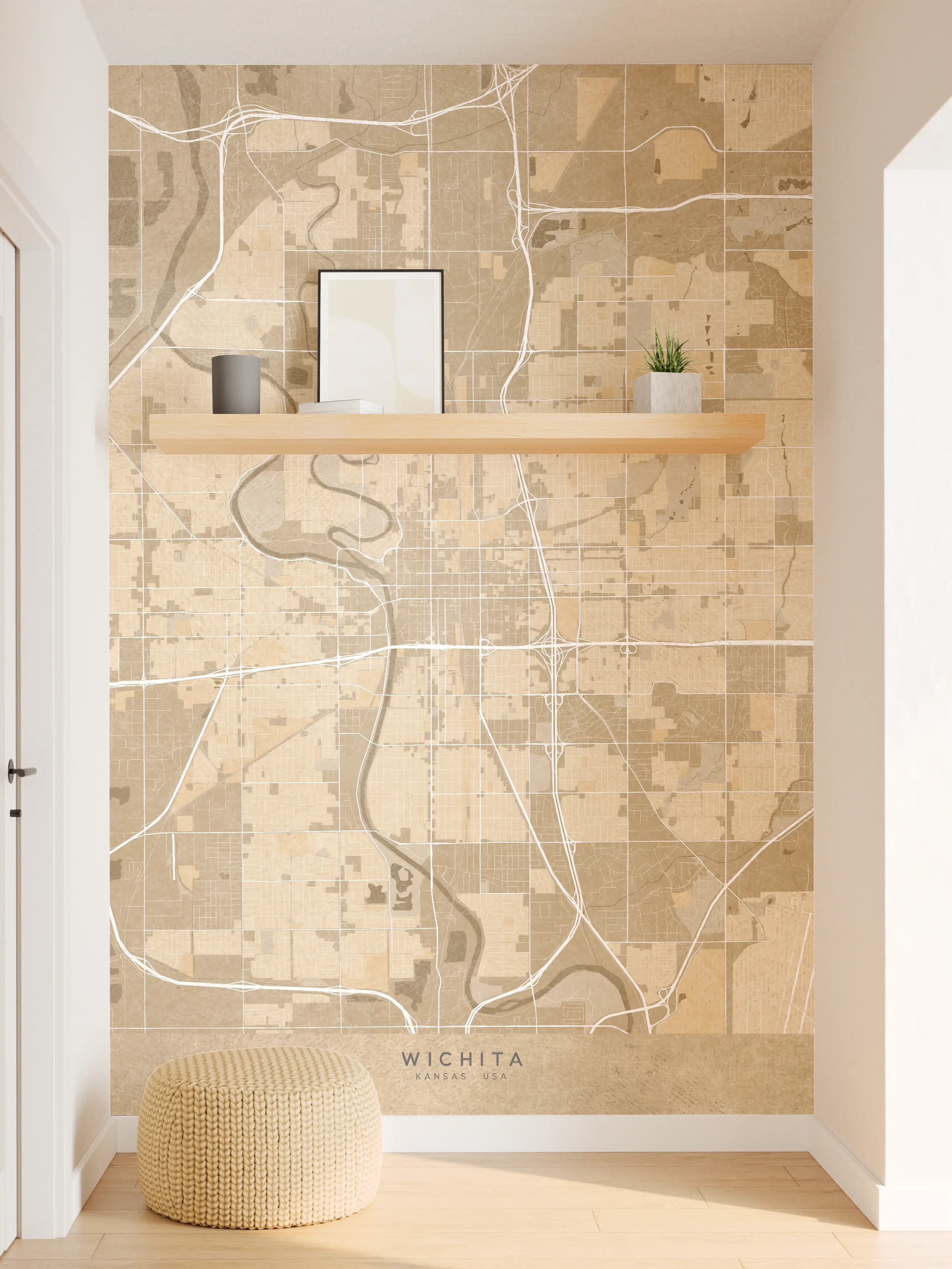 Wandverkleidung Flur - Städtische Planung in Wichita