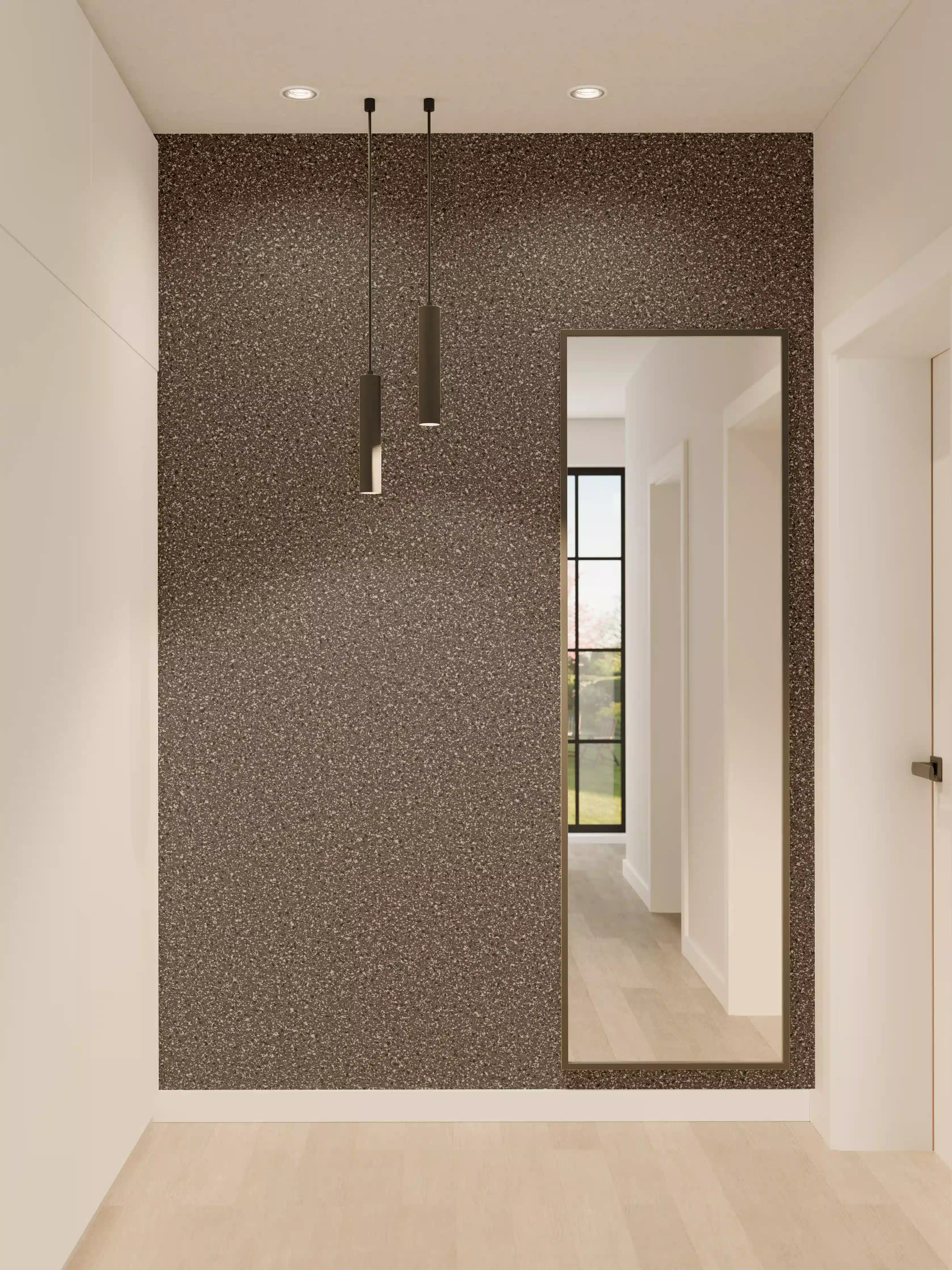 Wandverkleidung Flur - Stein Boden und Wand Muster aus Granit