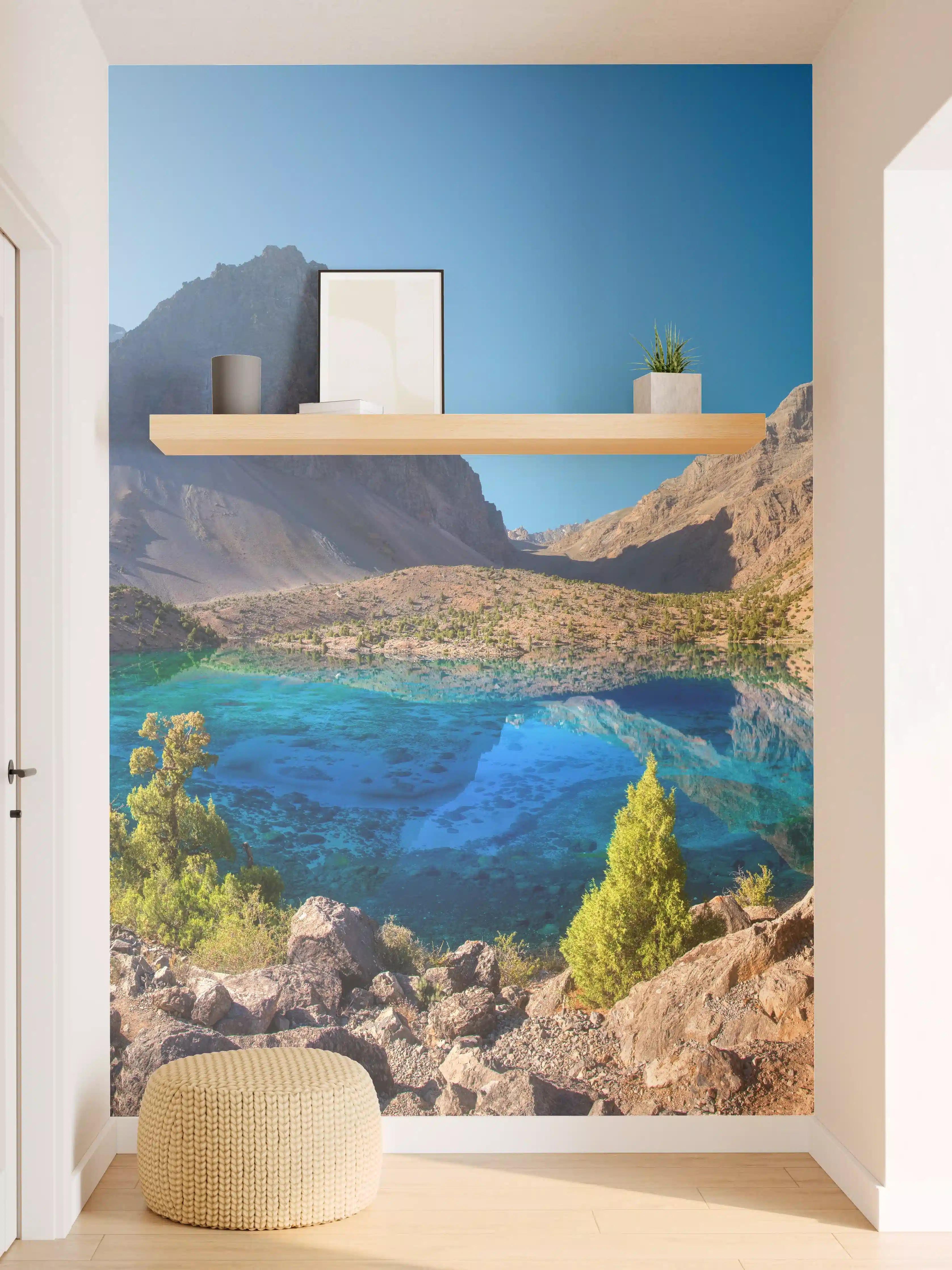 Wandverkleidung Flur - Tadschikistan See