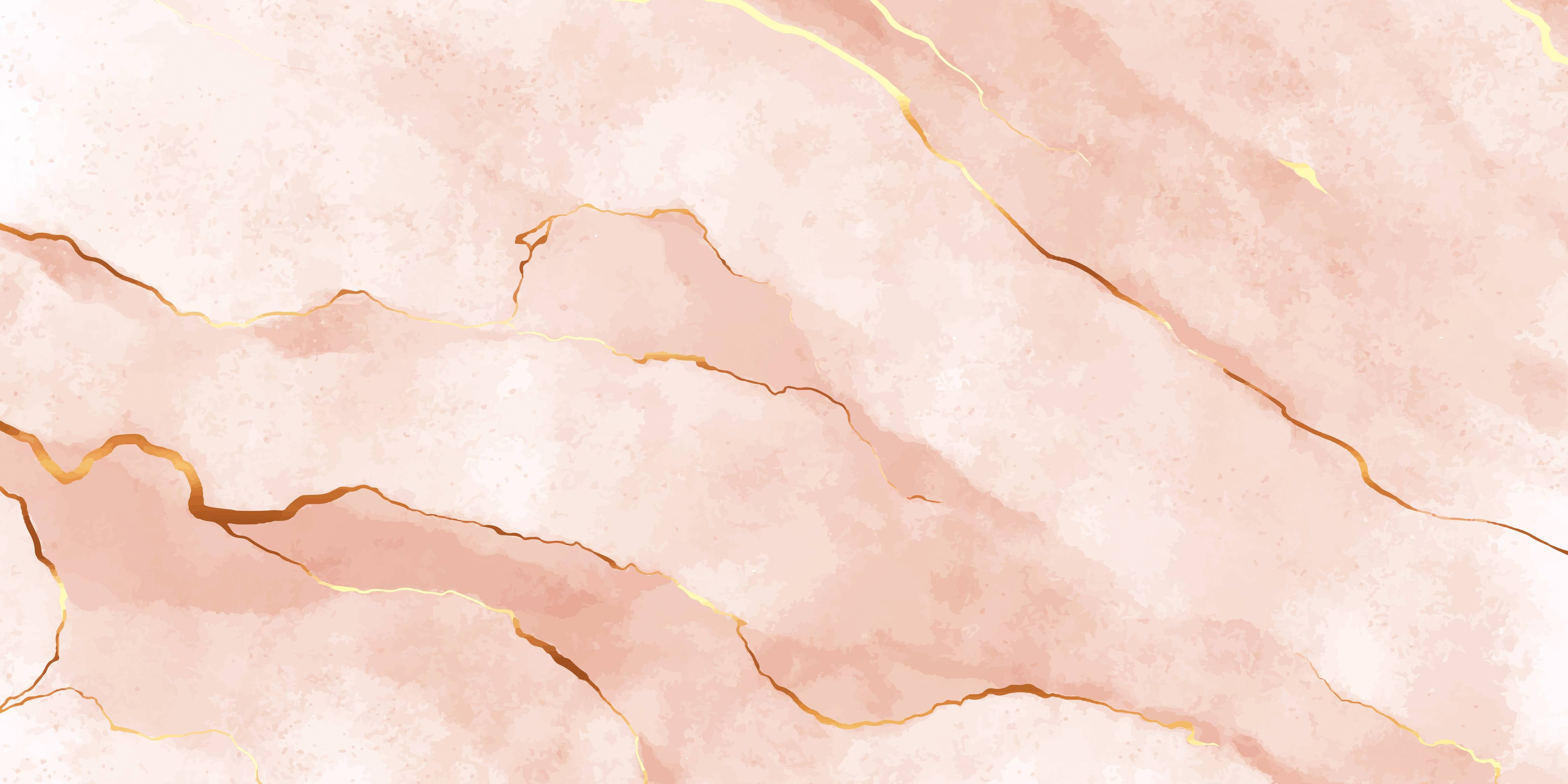 Wandverkleidung Flur-Textur in Roségold - Marmor
