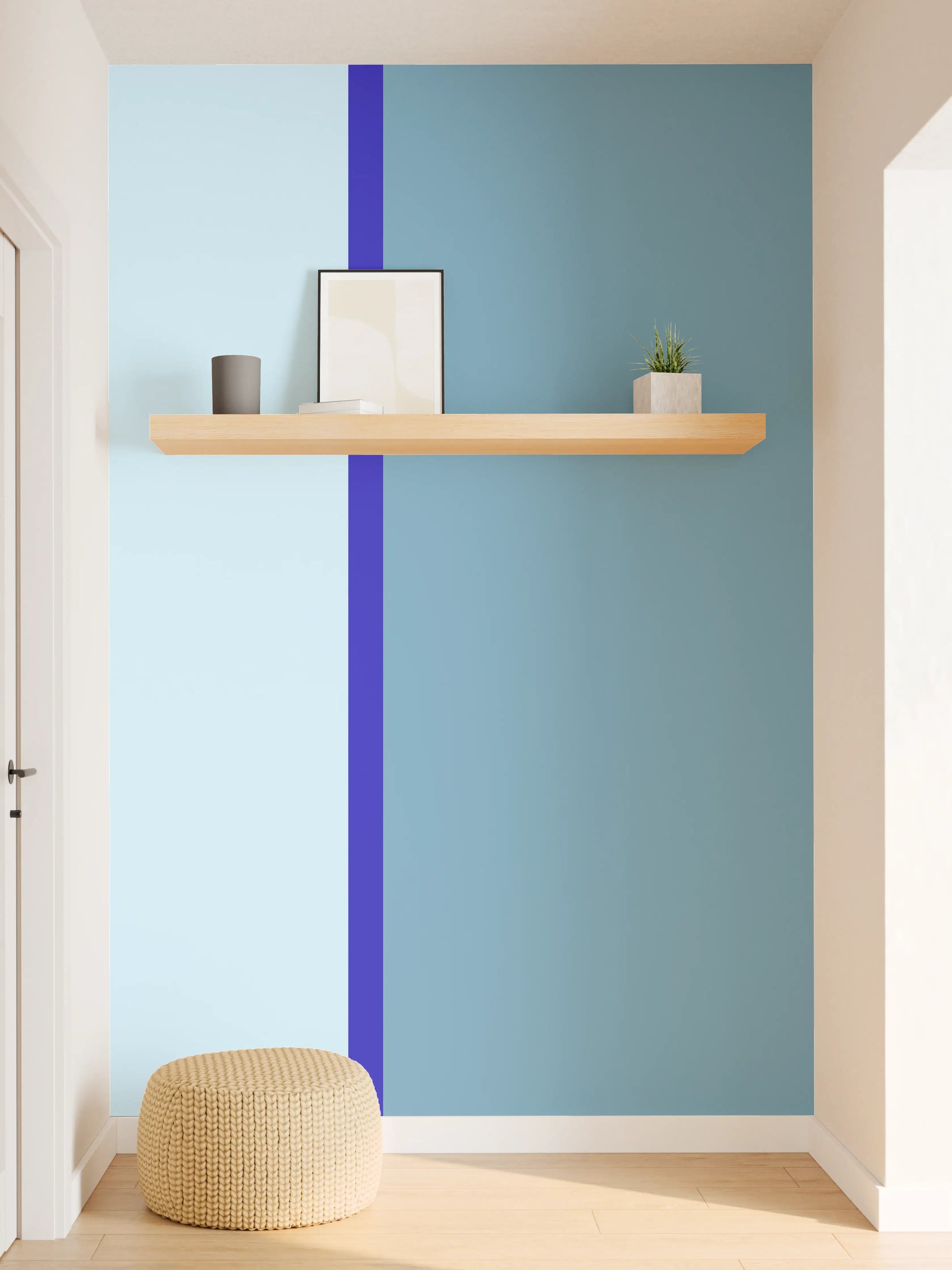 Wandverkleidung Flur - The Blues - Easy Vertical - Ocean
