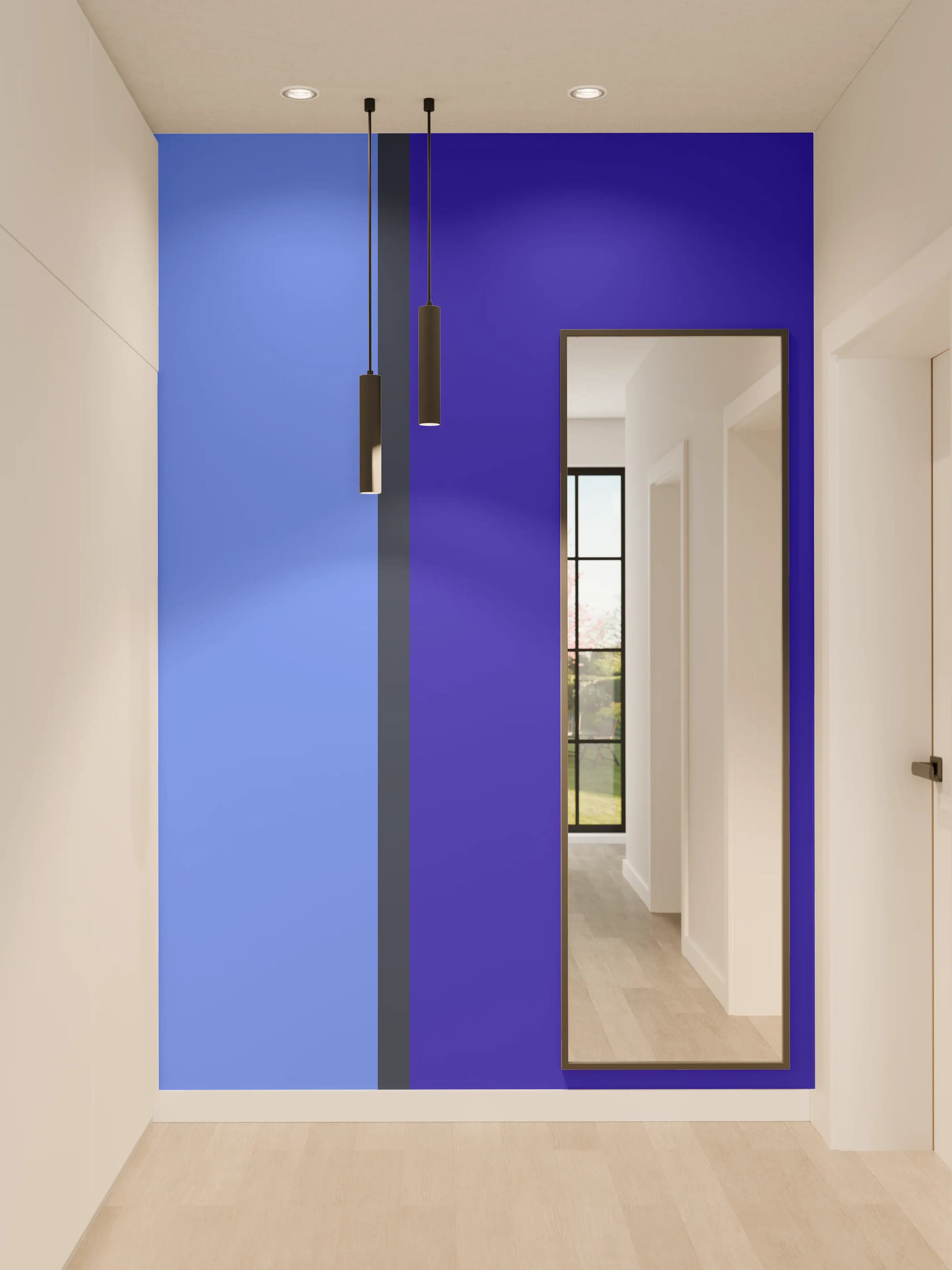 Wandverkleidung Flur - The Blues - Easy Vertical - Waterfall