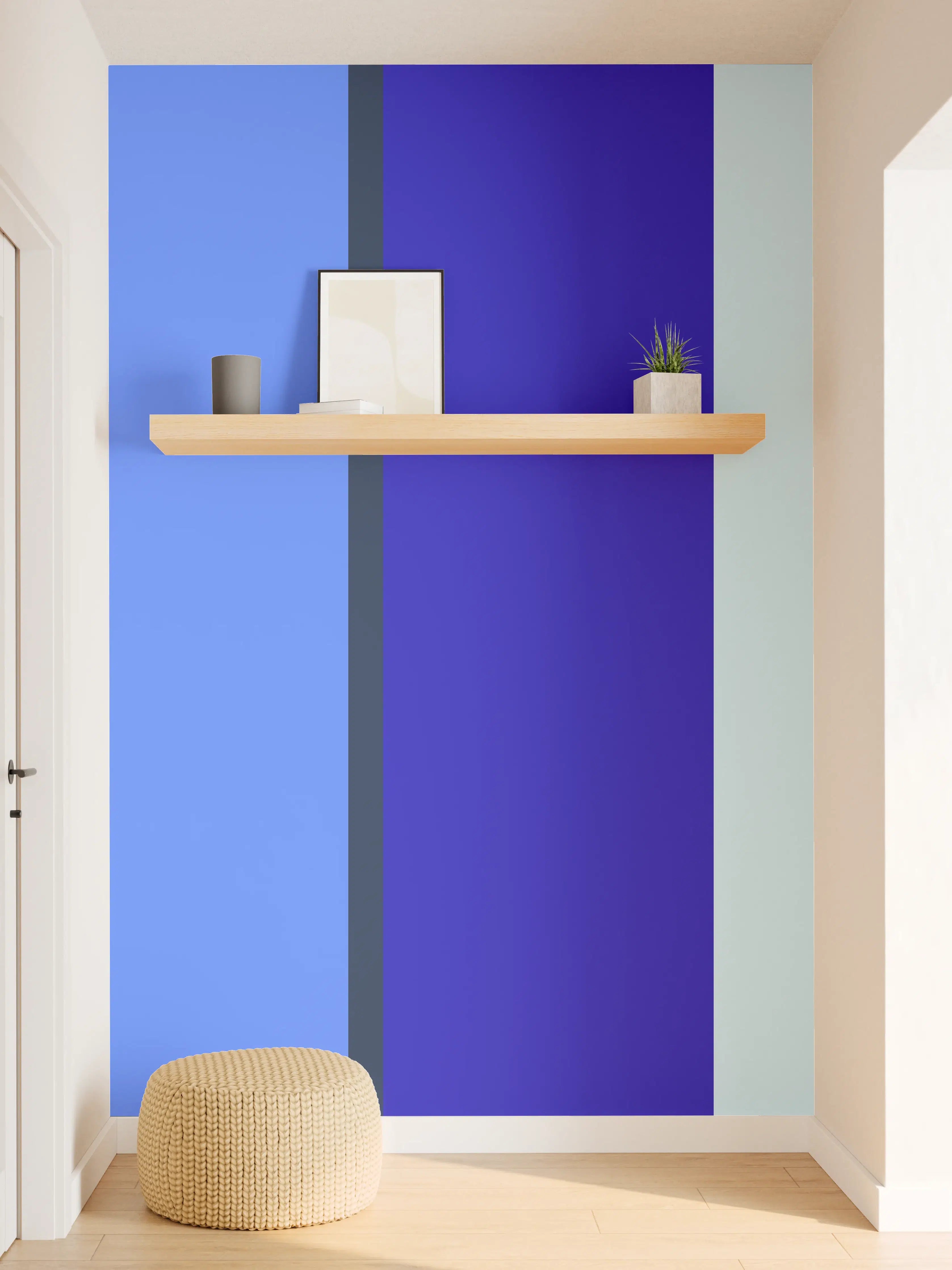 Wandverkleidung Flur - The Blues - Vertical - Waterfall