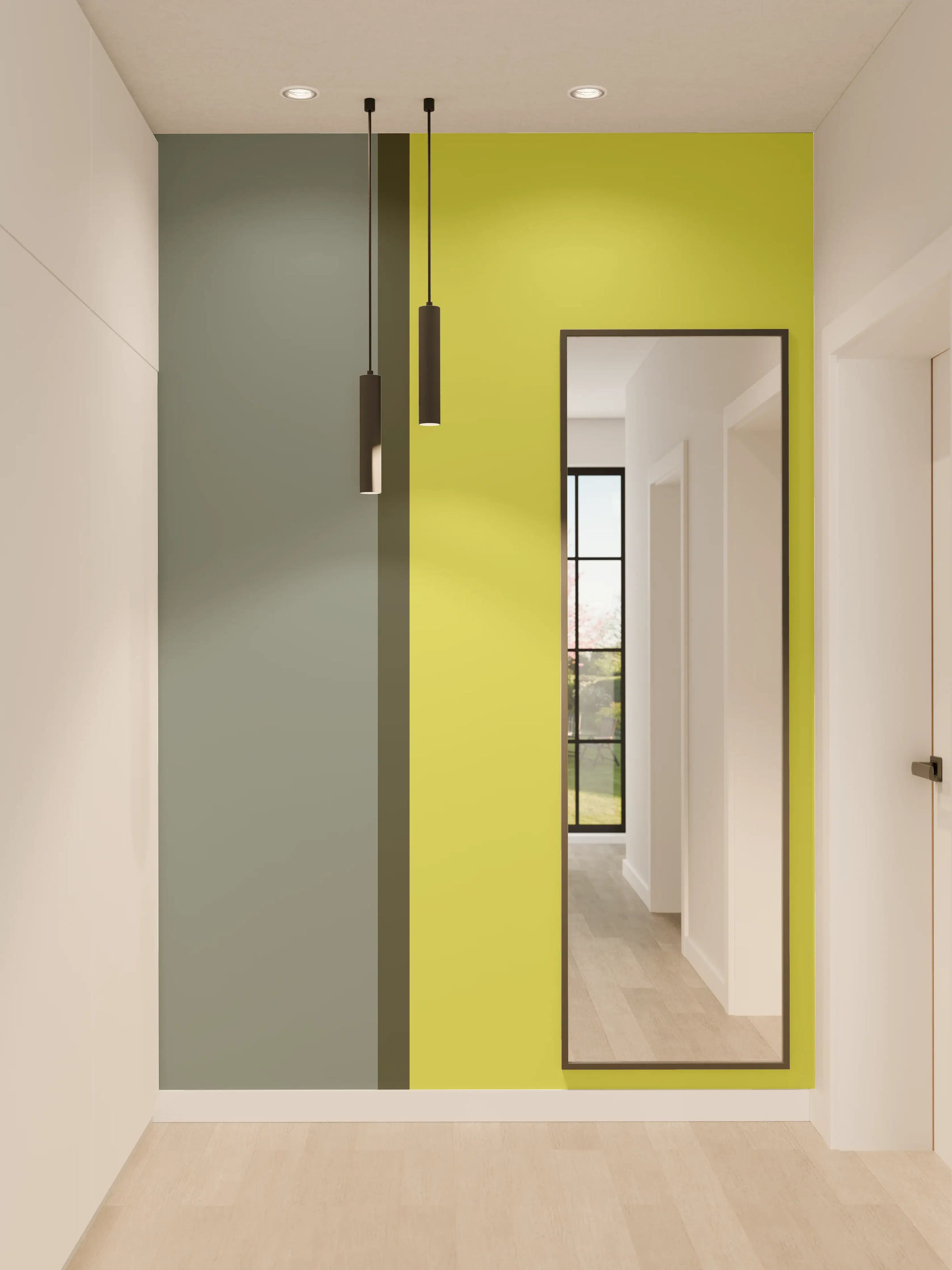 Wandverkleidung Flur - The Greens - Easy Vertical - Matcha