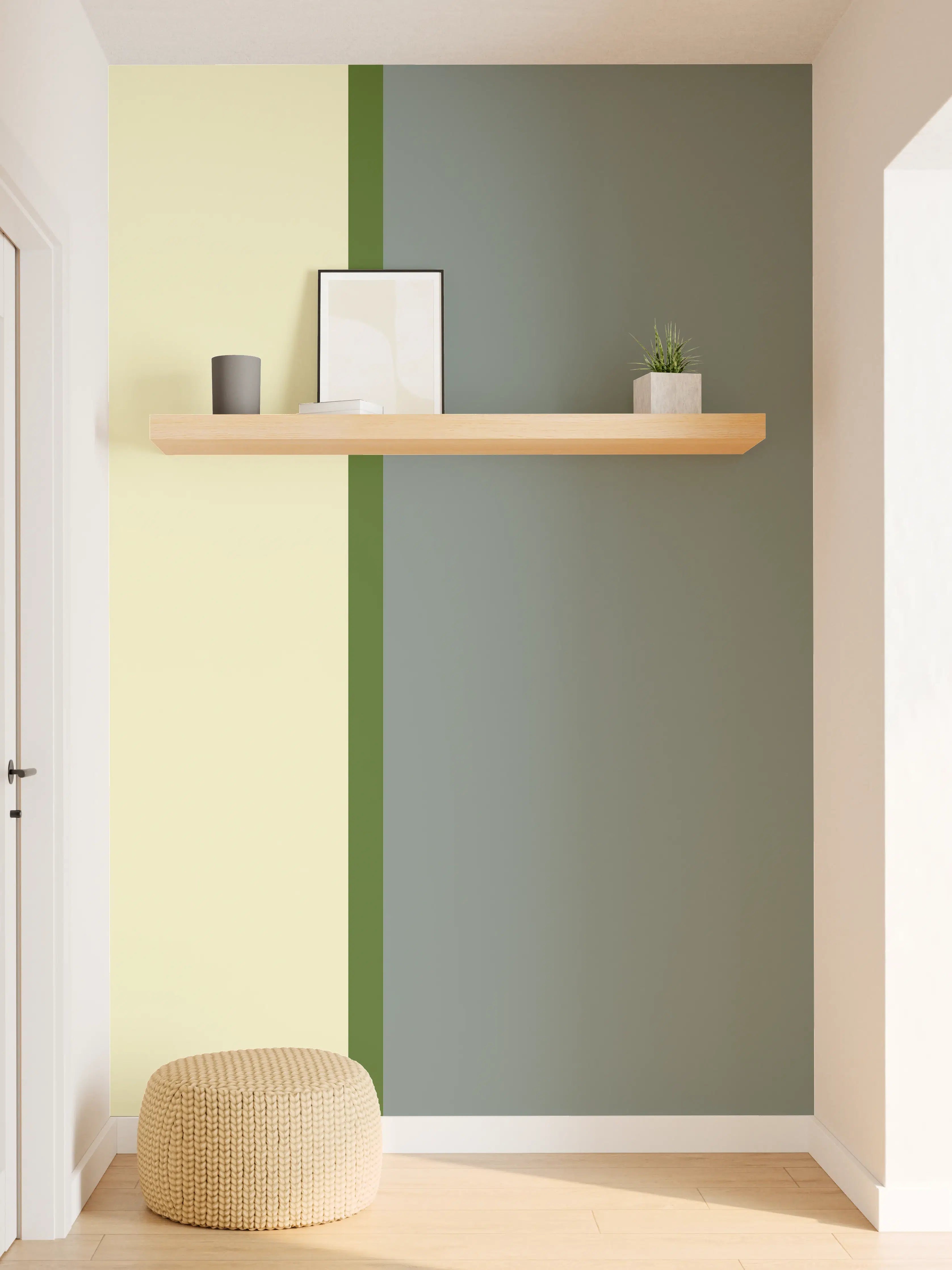 Wandverkleidung Flur - The Greens - Easy Vertical - Avocado