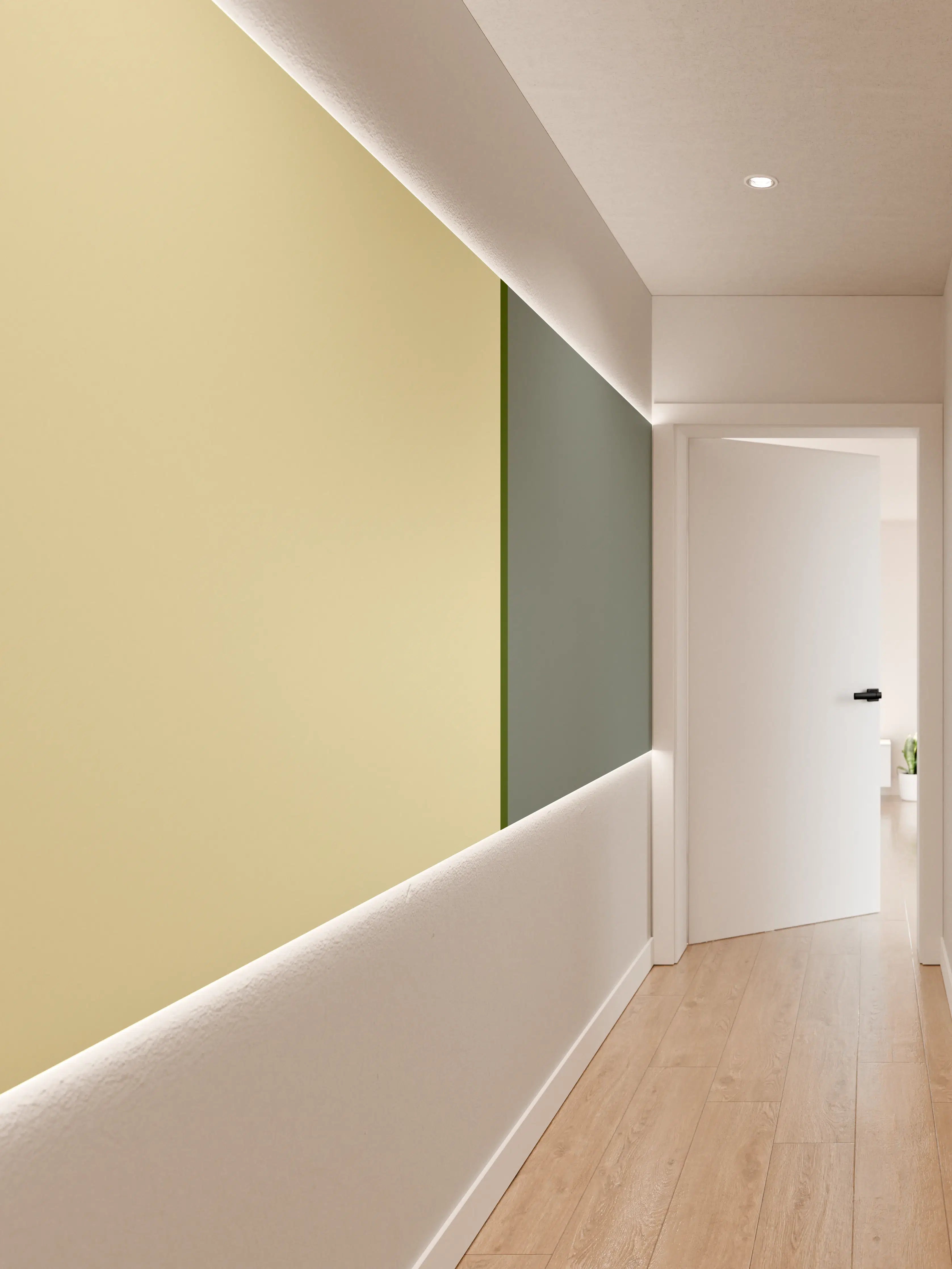 Wandverkleidung Flur - The Greens - Easy Vertical - Avocado