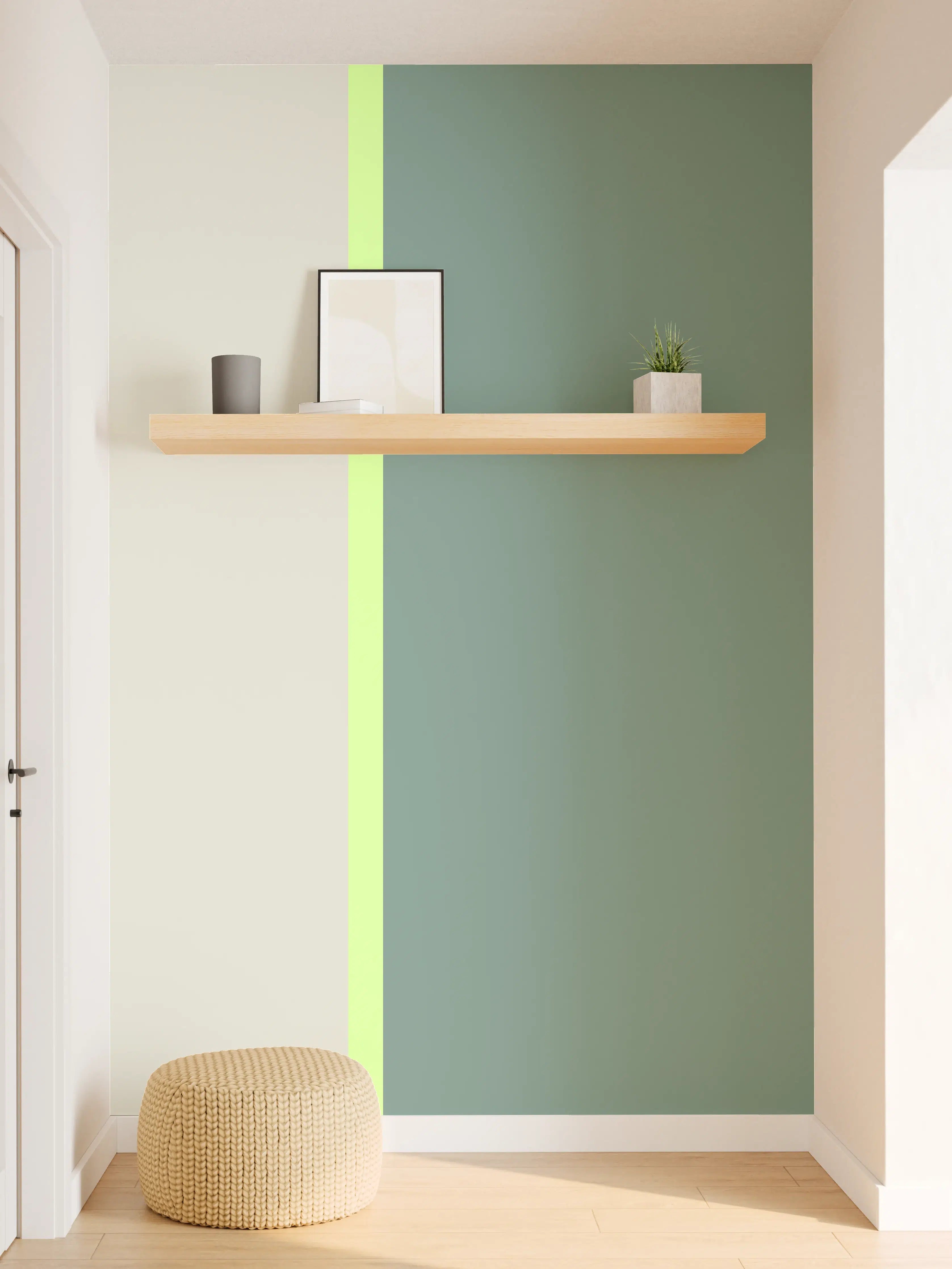 Wandverkleidung Flur - The Greens - Easy Vertical - Granny Smith