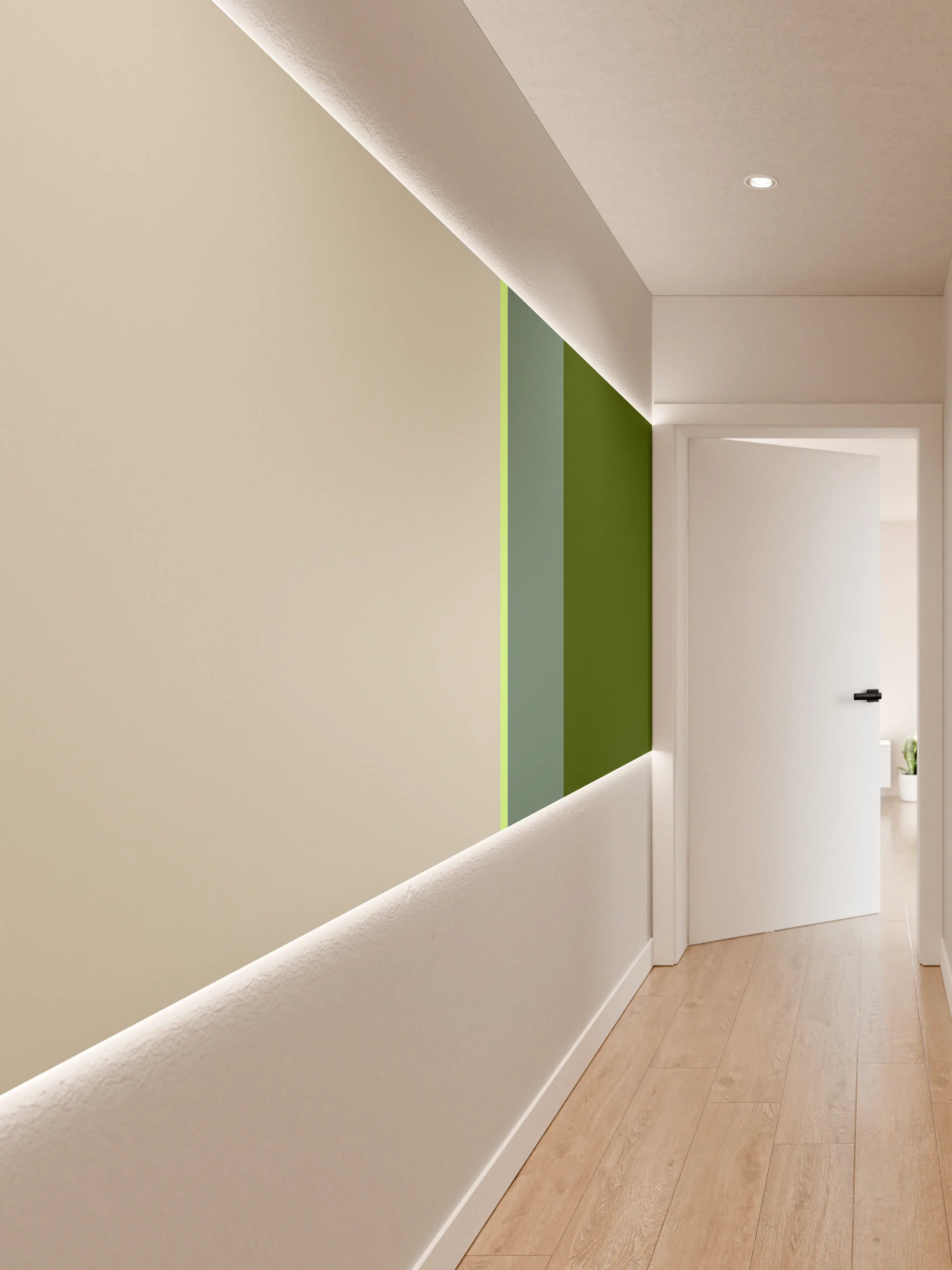Wandverkleidung Flur - The Greens - Vertical - Granny Smith