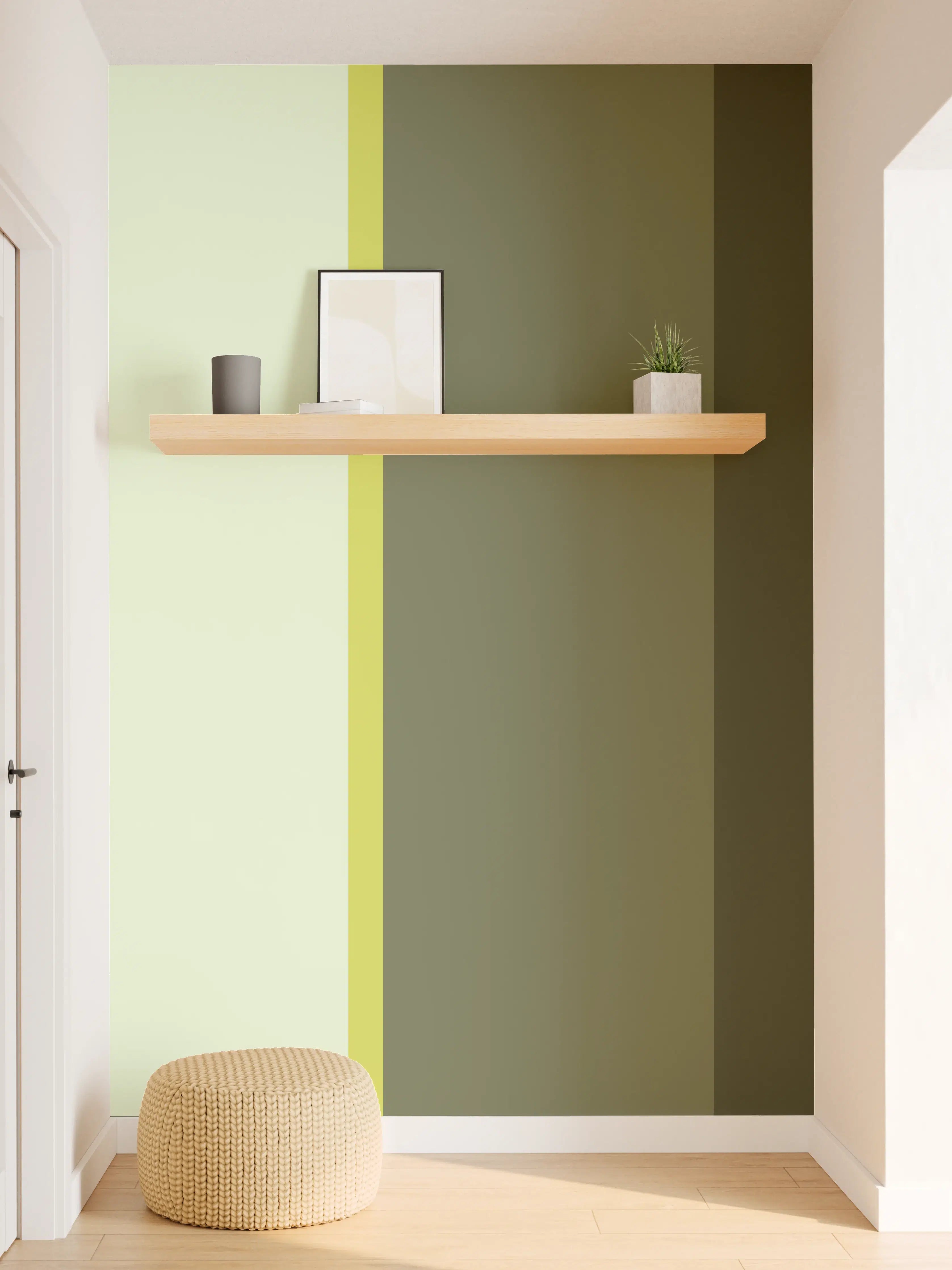Wandverkleidung Flur - The Greens - Vertical - Olive