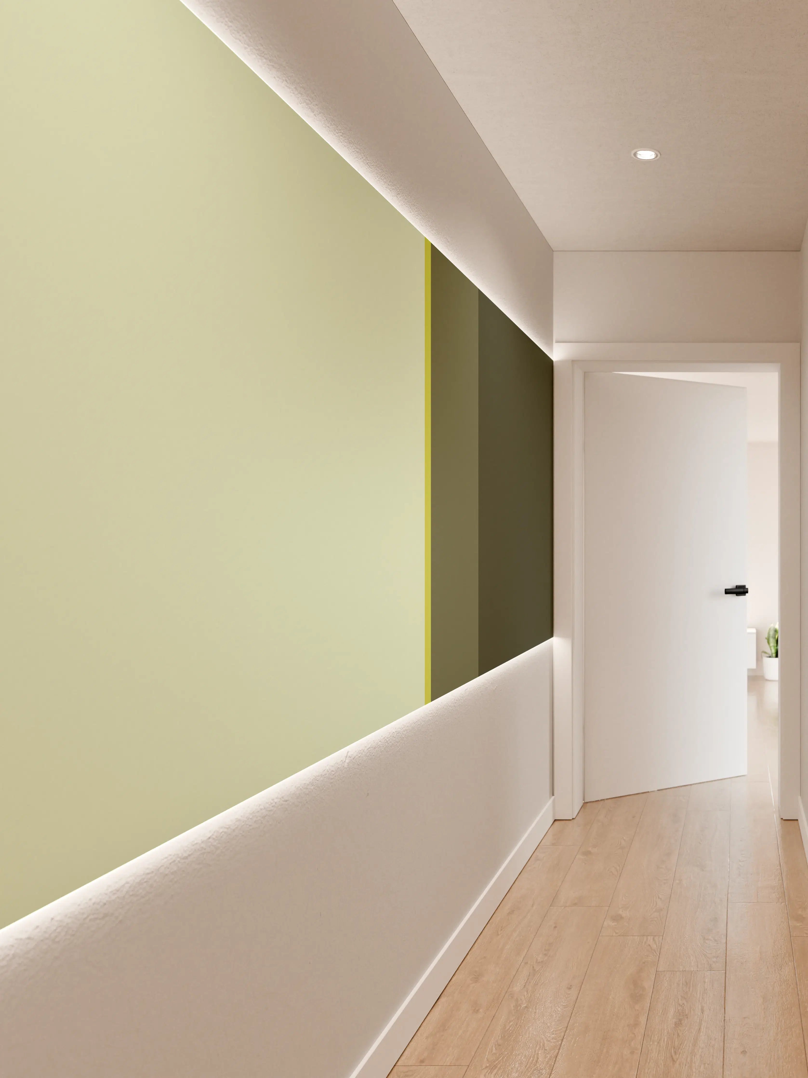 Wandverkleidung Flur - The Greens - Vertical - Olive