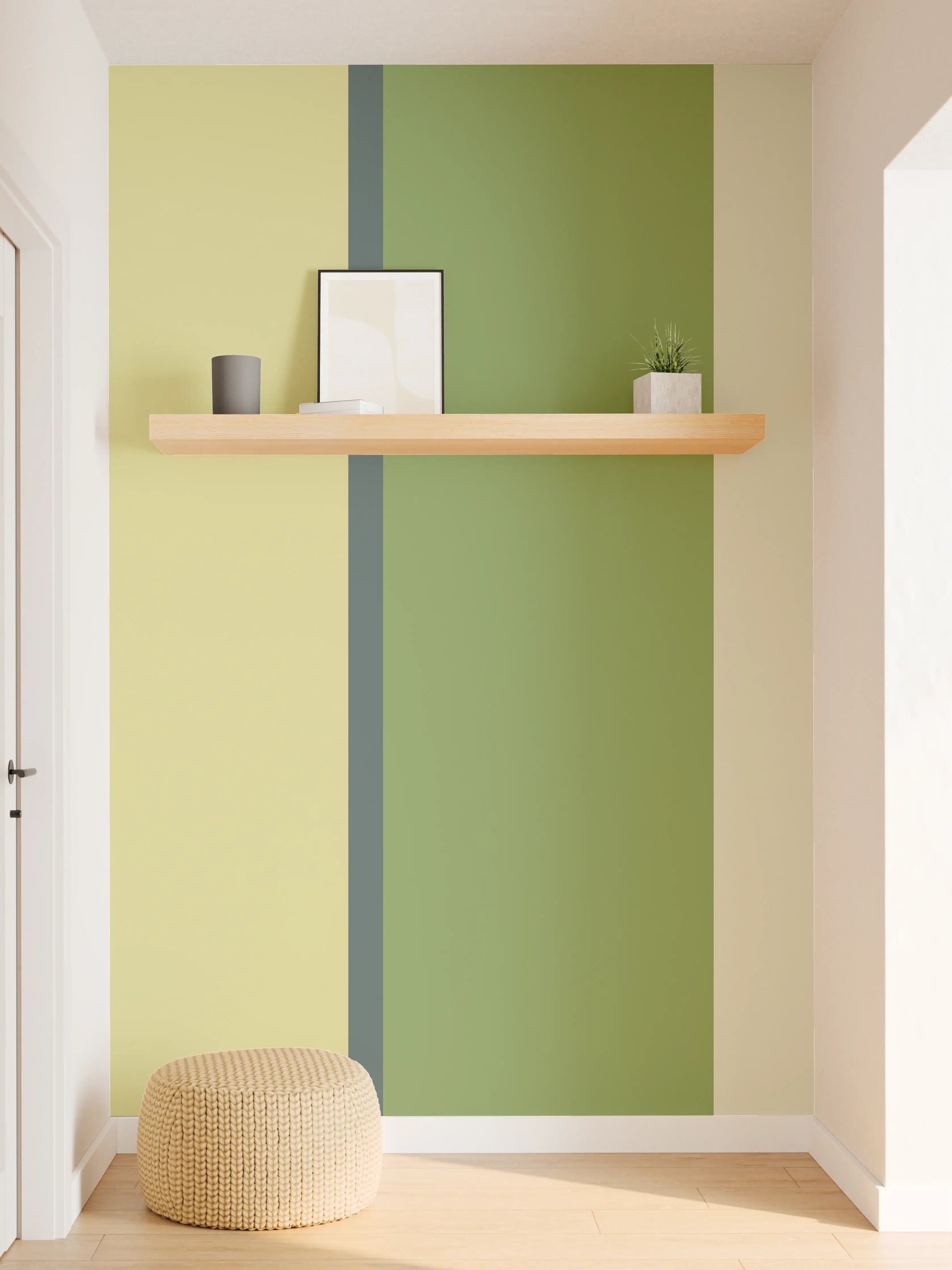 Wandverkleidung Flur - The Greens - Vertical - Pistachio