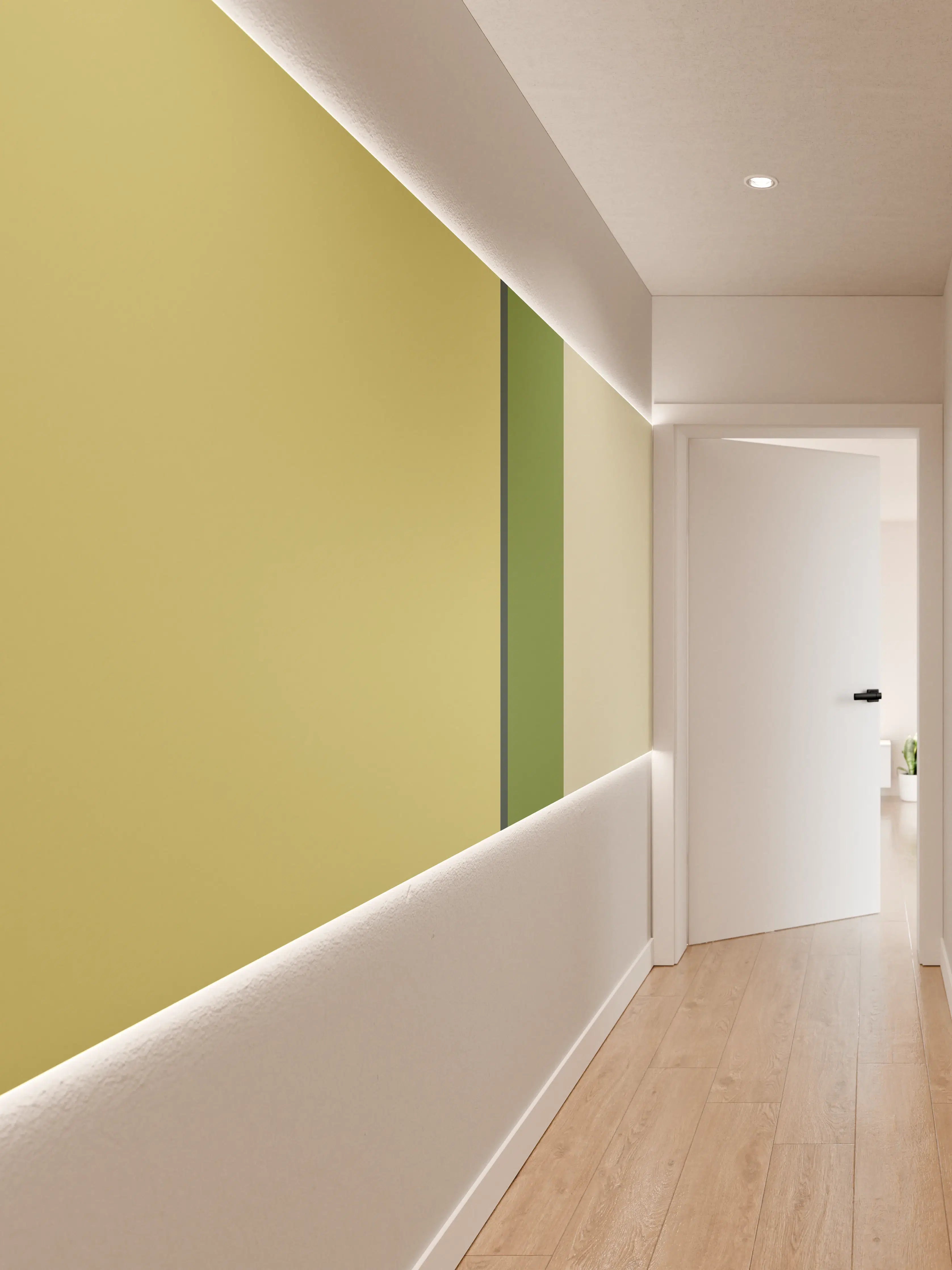 Wandverkleidung Flur - The Greens - Vertical - Pistachio