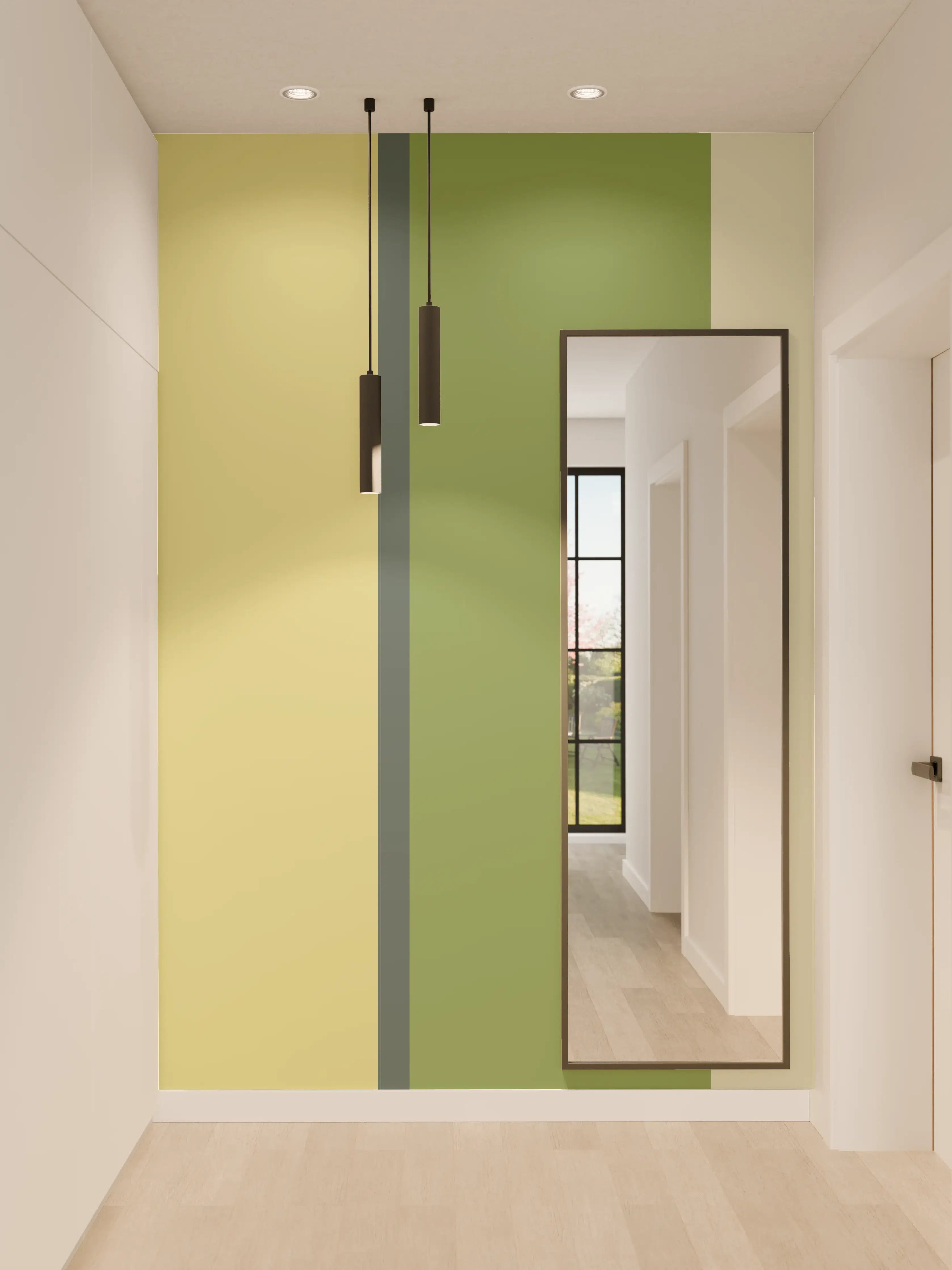 Wandverkleidung Flur - The Greens - Vertical - Pistachio