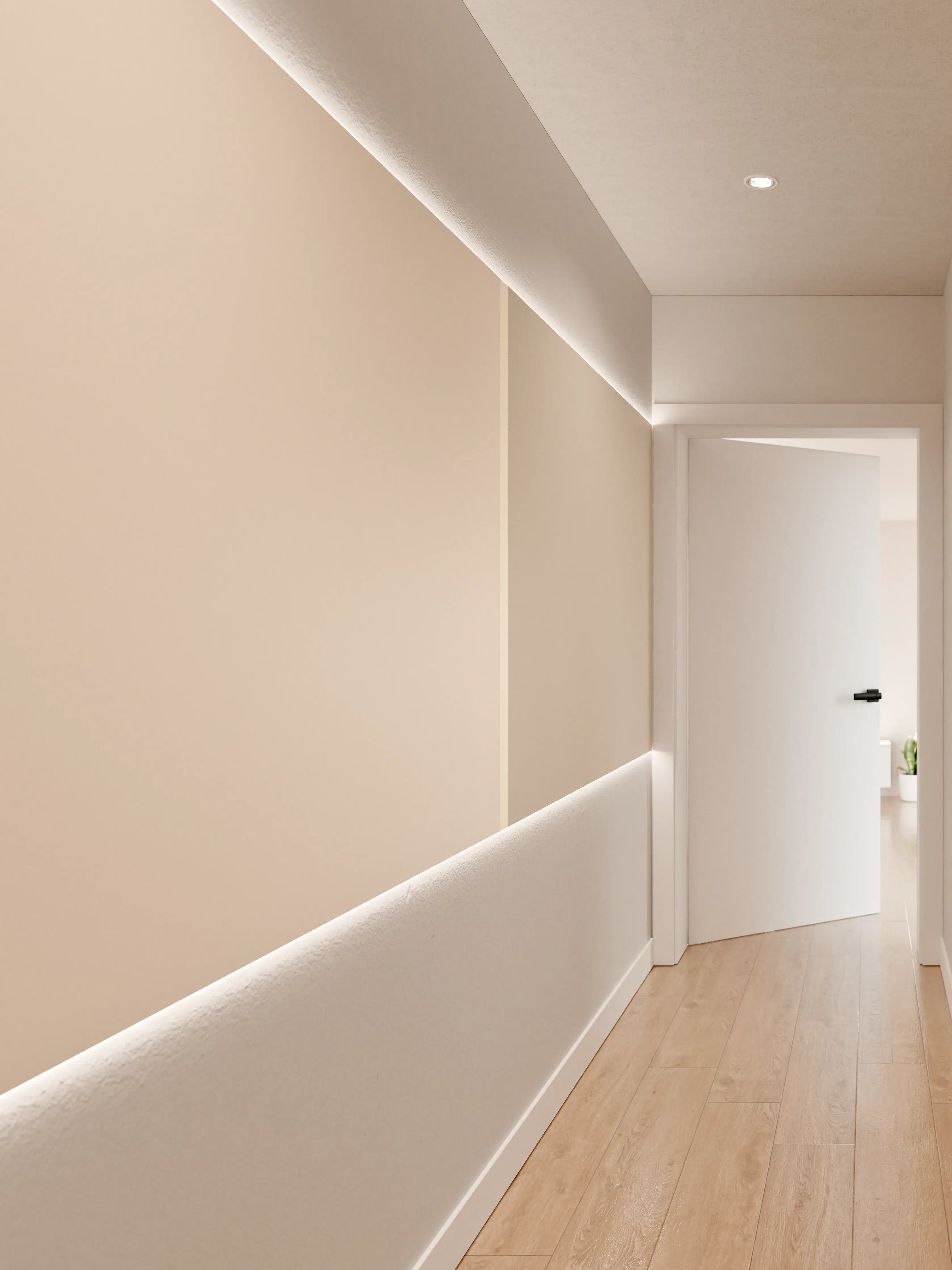 Wandverkleidung Flur - The Nudes - Easy Vertikal - Latte