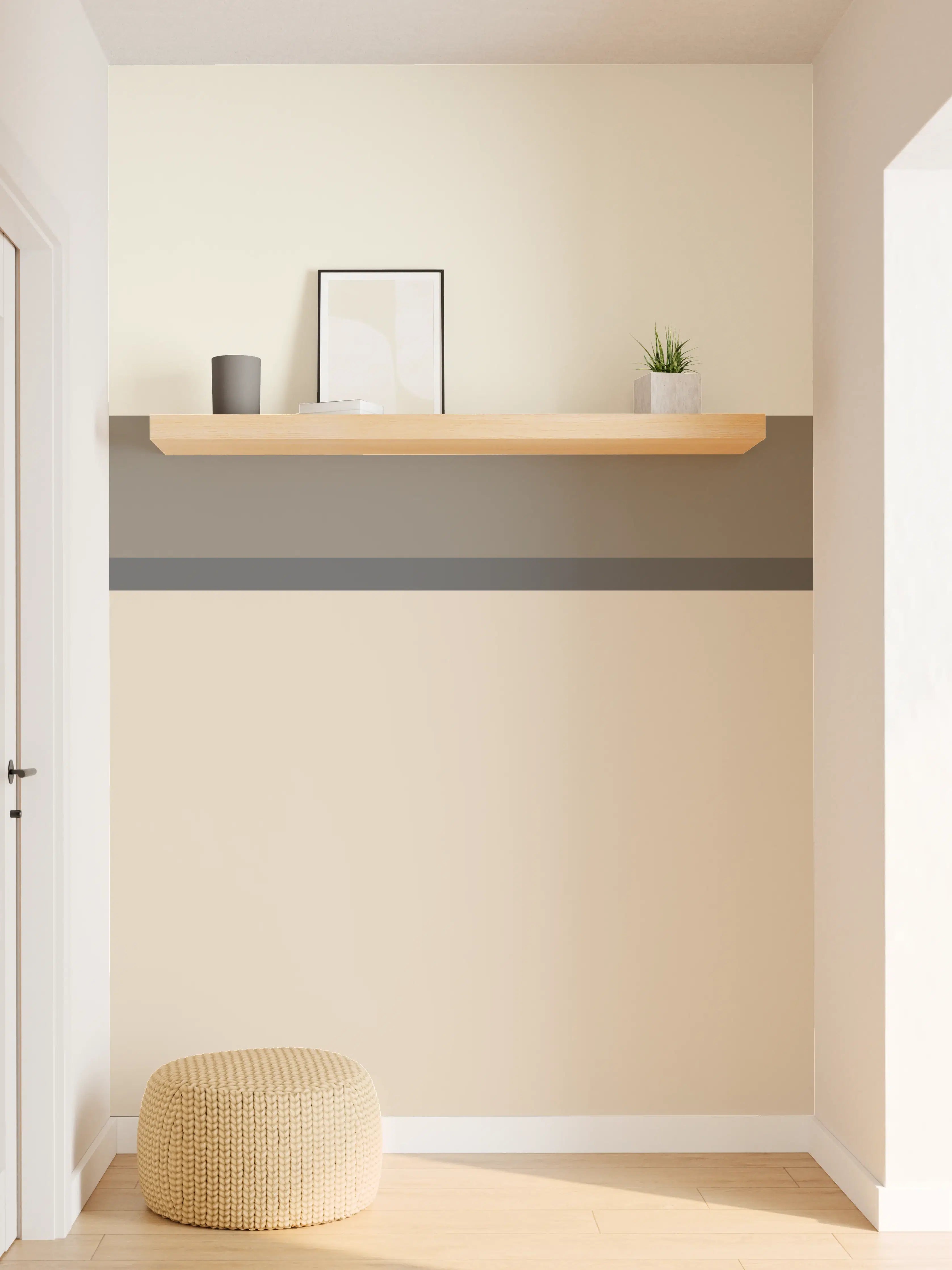 Wandverkleidung Flur - The Nudes - Horizontal - Toffee