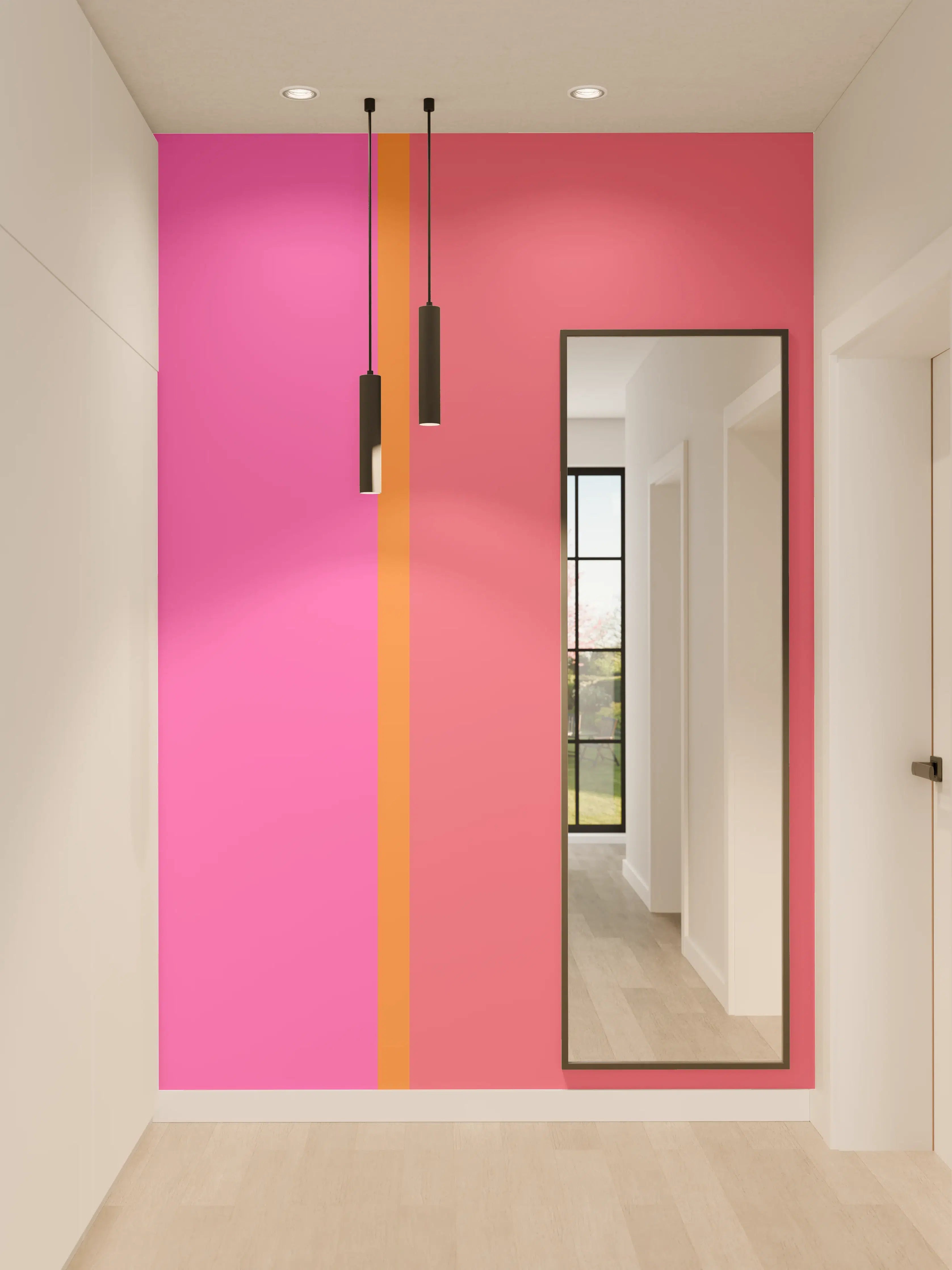 Wandverkleidung Flur - The Oranges - Easy Vertical - Fuchsia