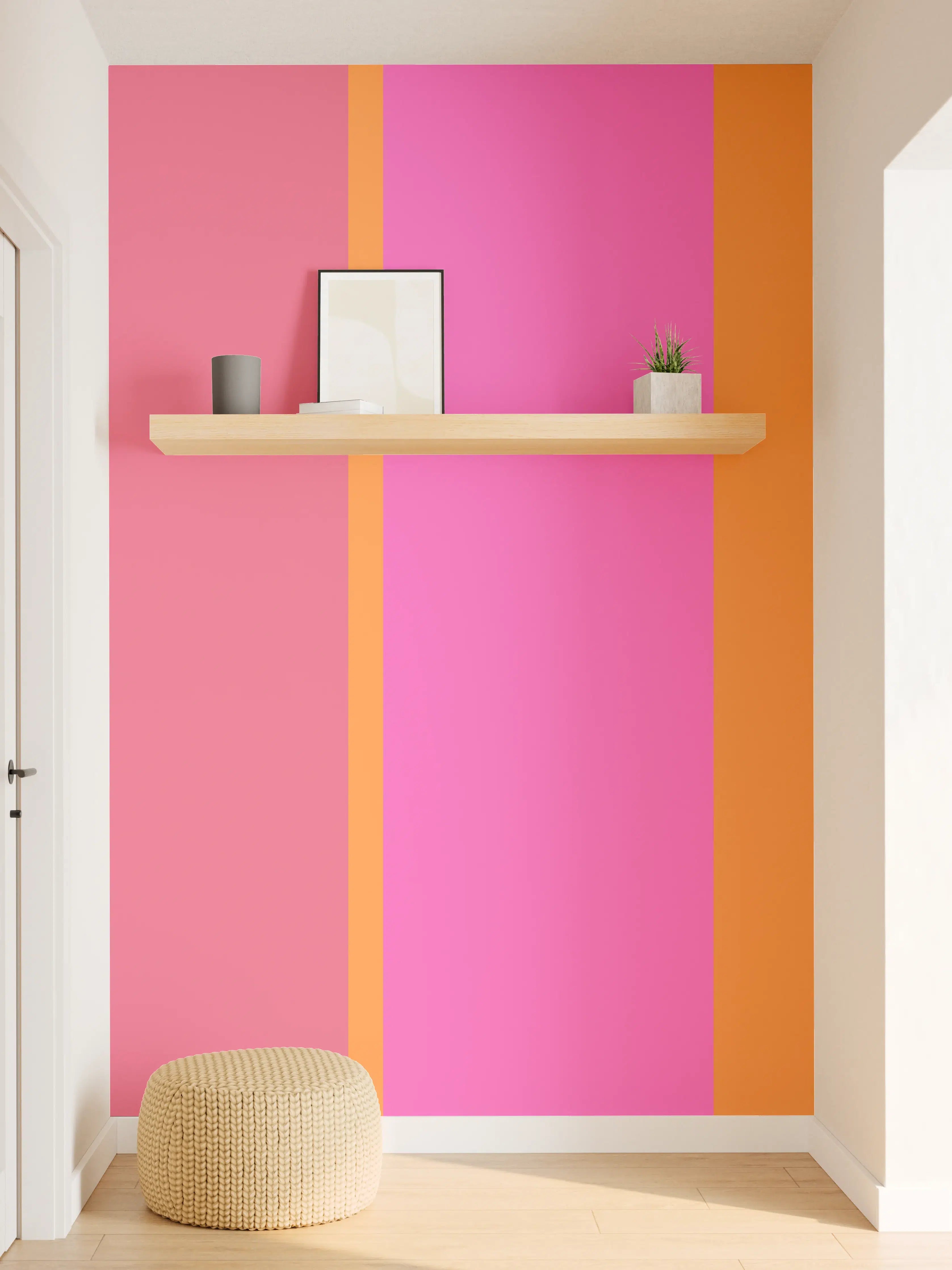Wandverkleidung Flur - The Oranges - Vertical - Fuchsia