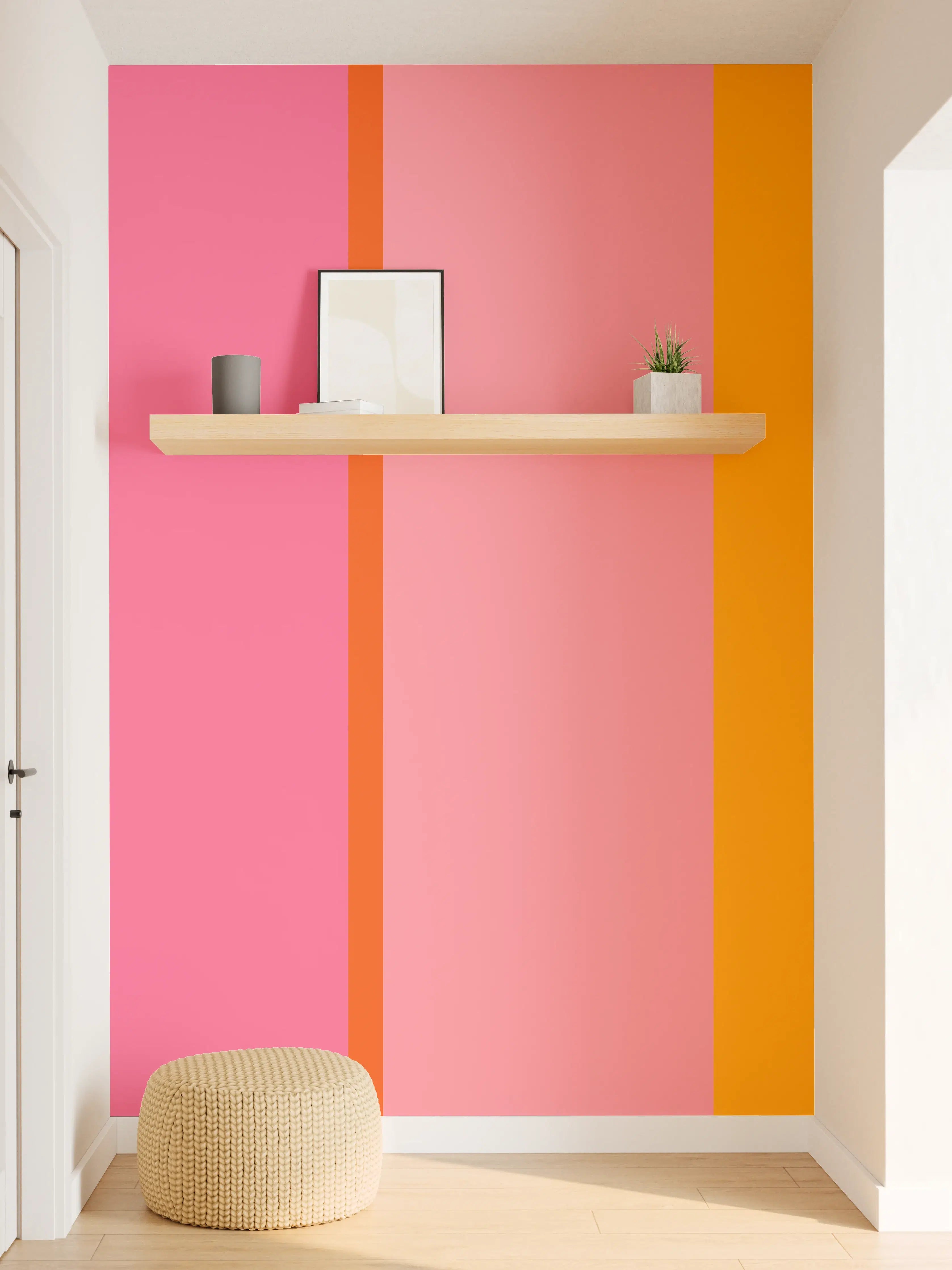 Wandverkleidung Flur - The Oranges - Vertical - Raspberry