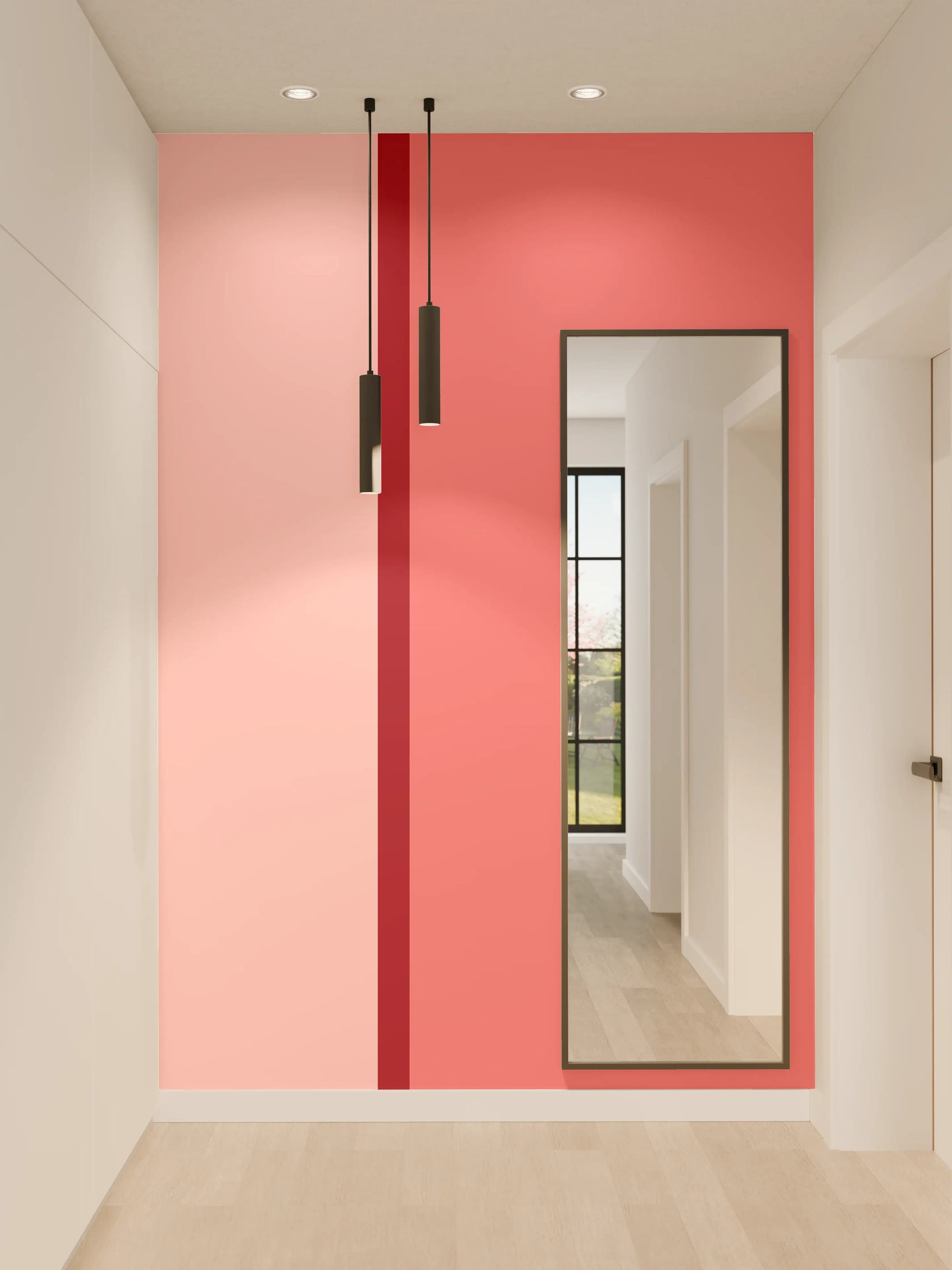 Wandverkleidung Flur - The Reds - Easy Vertical - Tomato