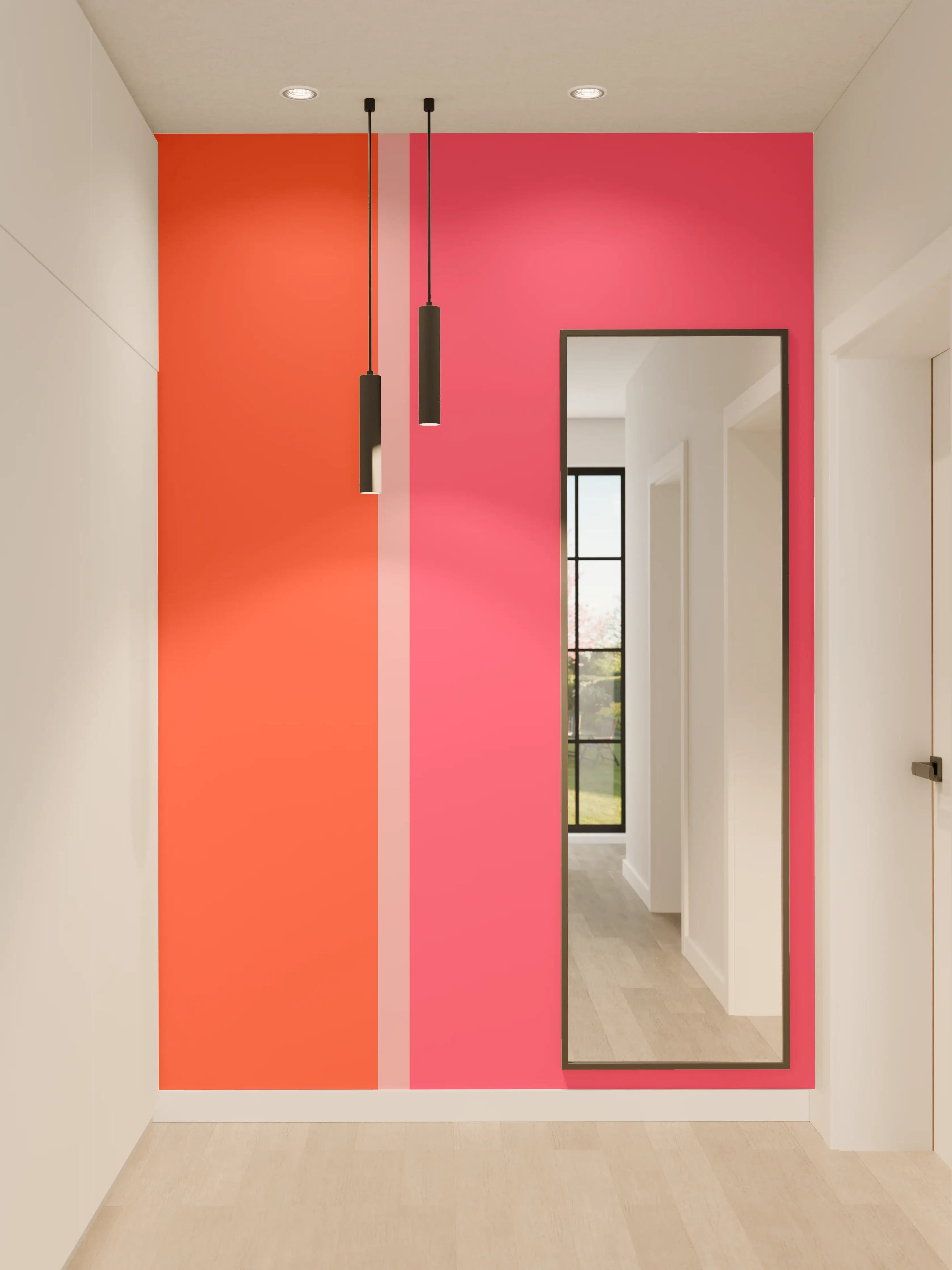 Wandverkleidung Flur - The Reds - Easy Vertikal - Strawberry