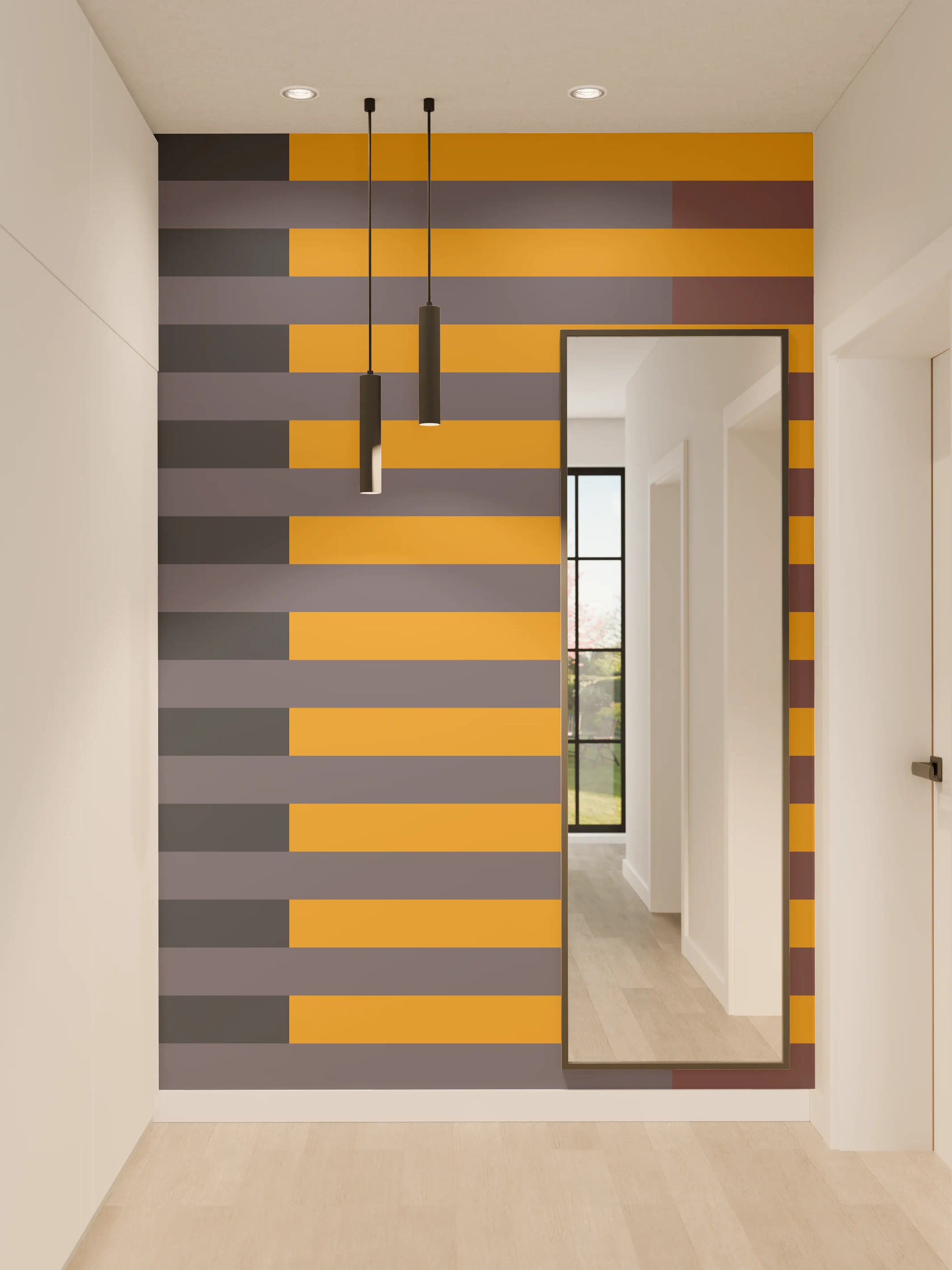 Wandverkleidung Flur - The Retros - Multy Stripes - Cersai