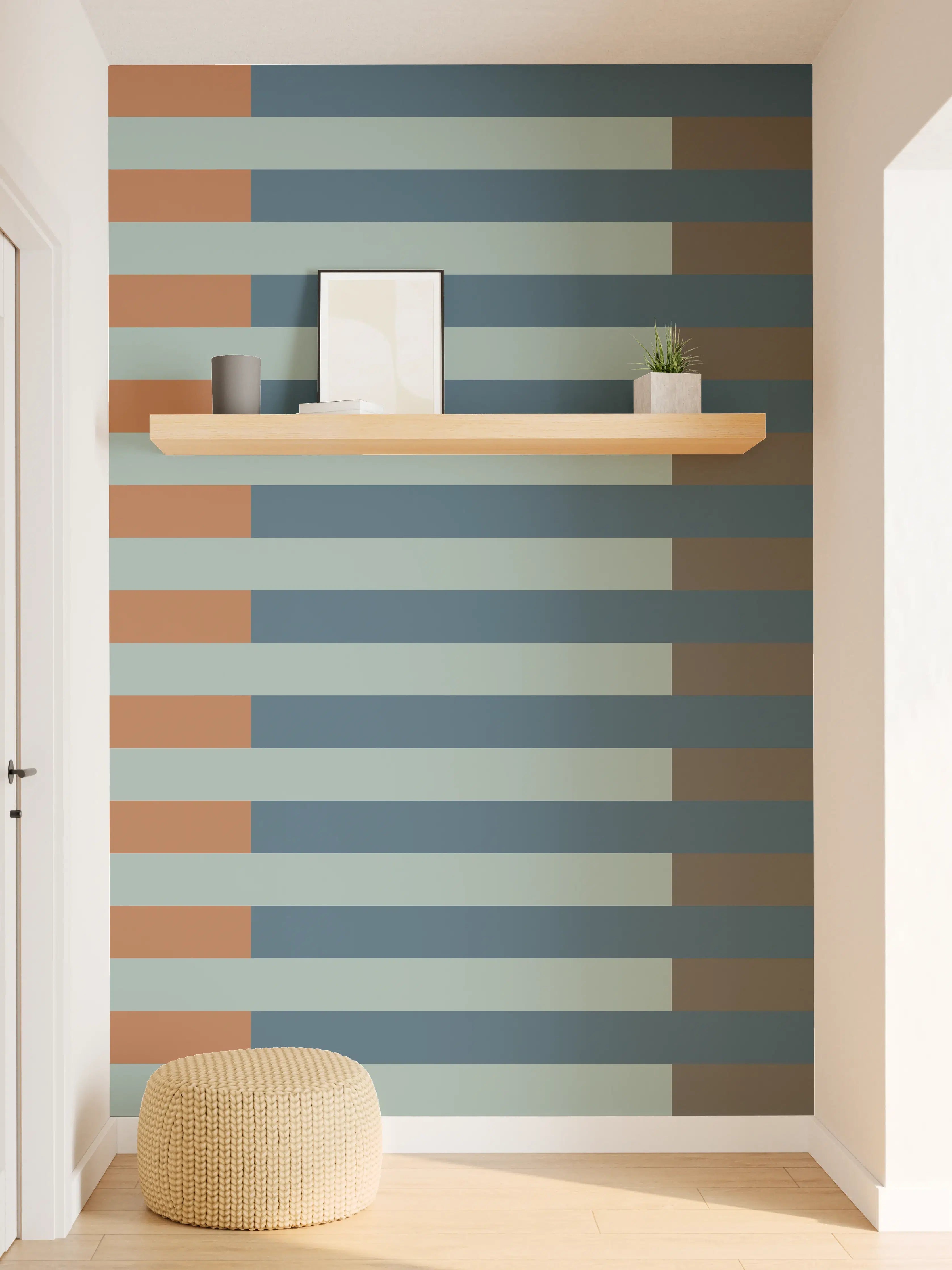 Wandverkleidung Flur - The Retros - Multy Stripes - Jon