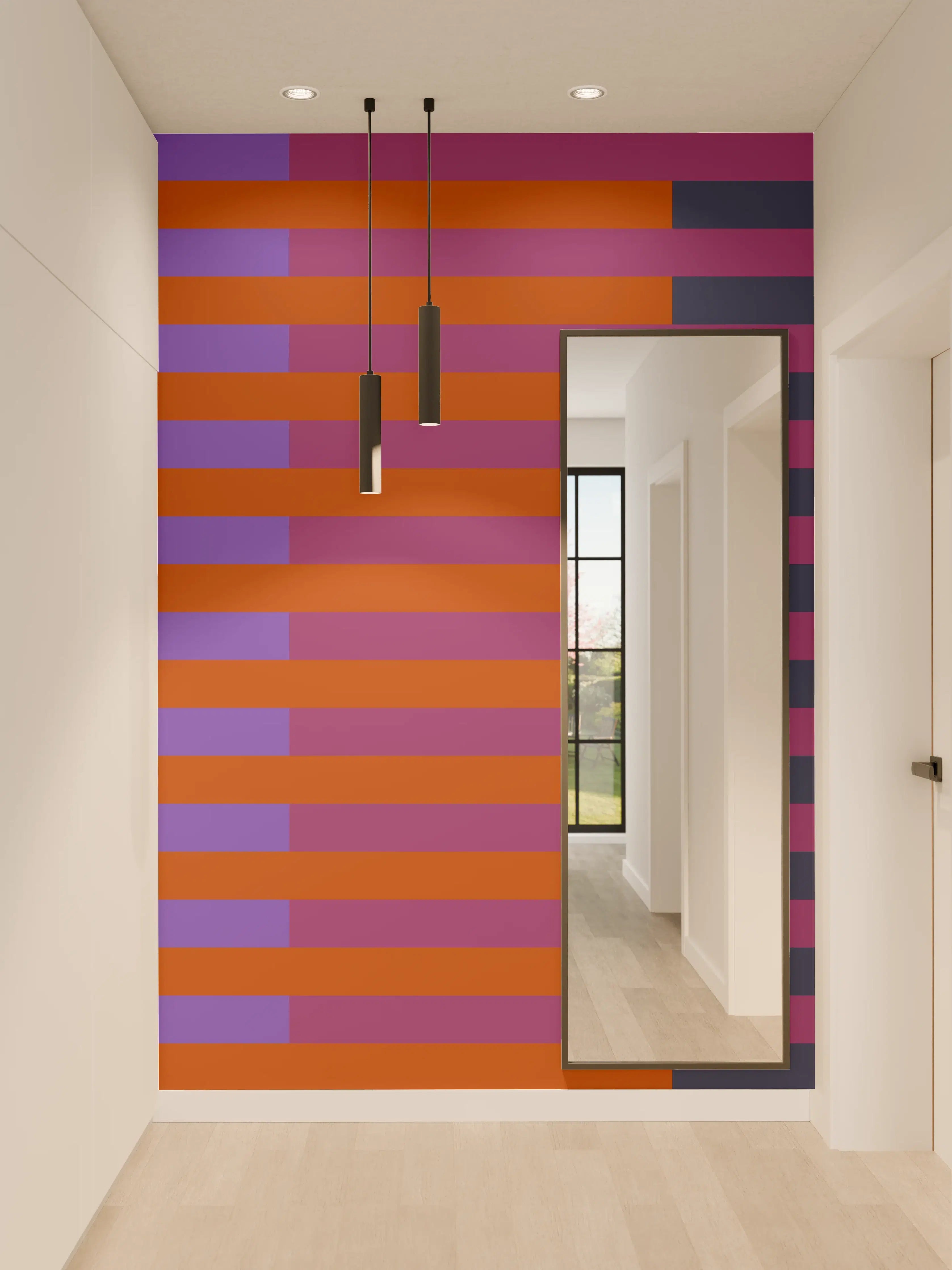 Wandverkleidung Flur - The Retros - Multy Stripes - Sansa