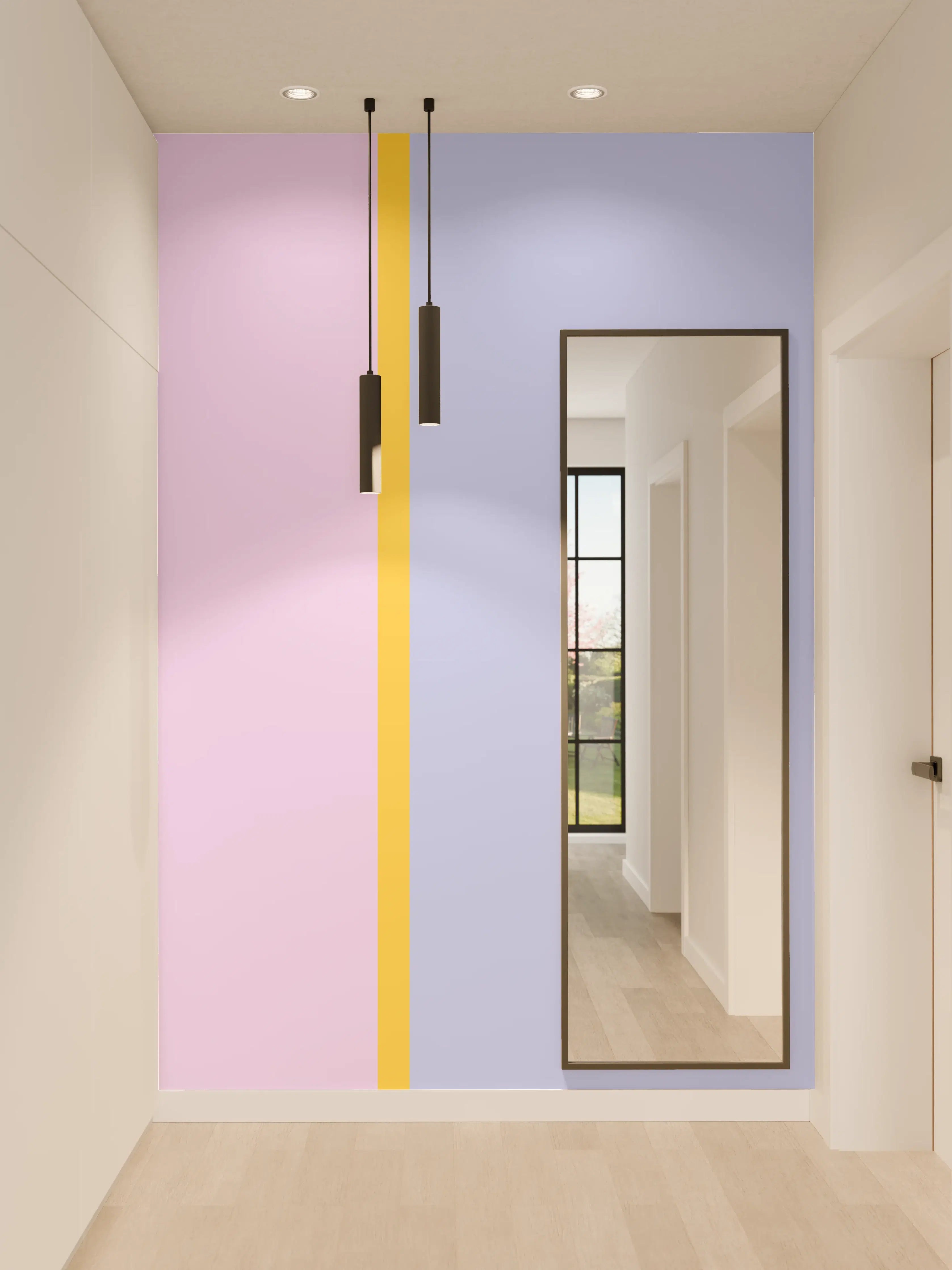 Wandverkleidung Flur - The Springs - Easy Vertikal - Lilac