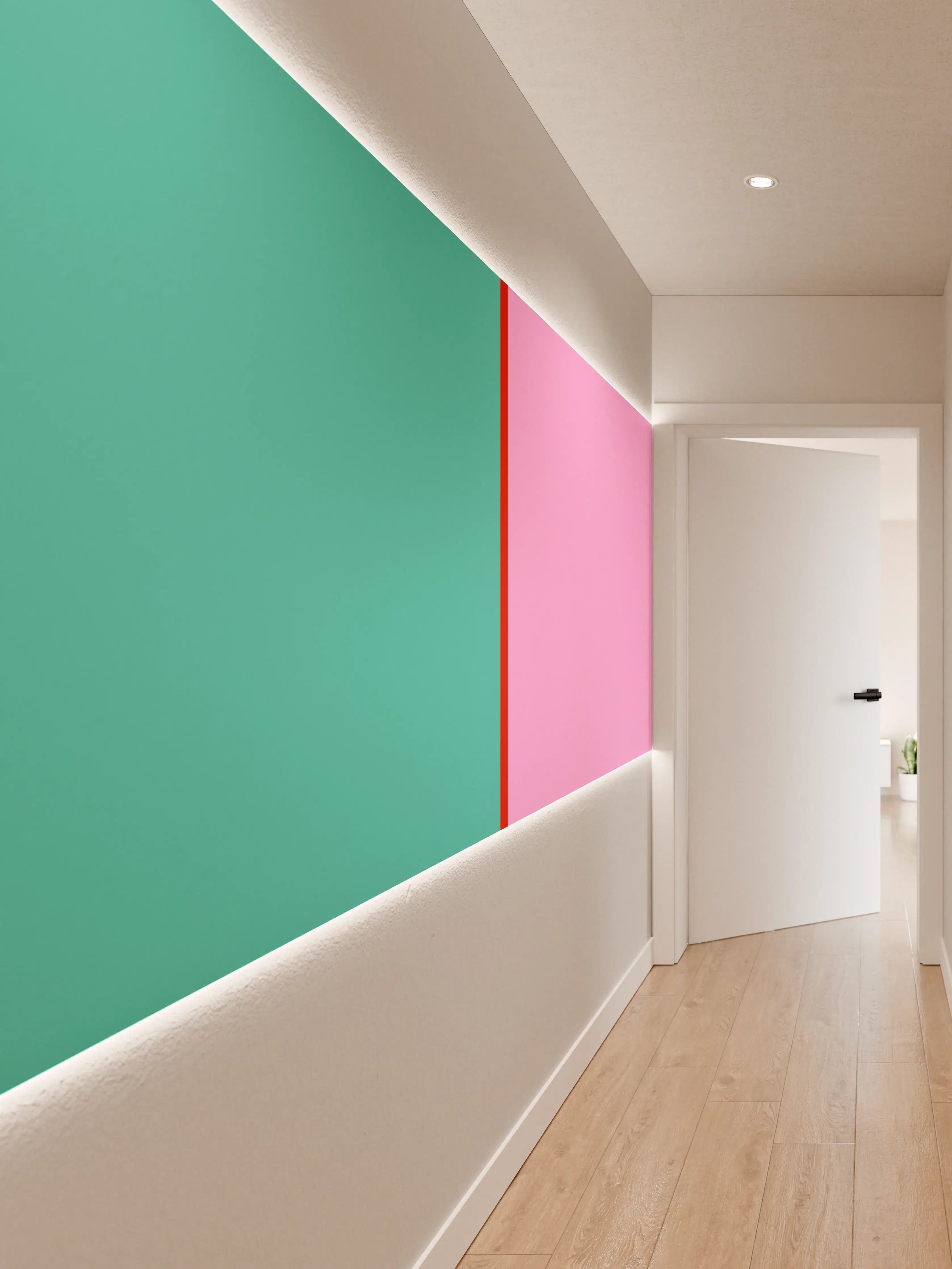 Wandverkleidung Flur - The Springs - Easy Vertikal - Peony