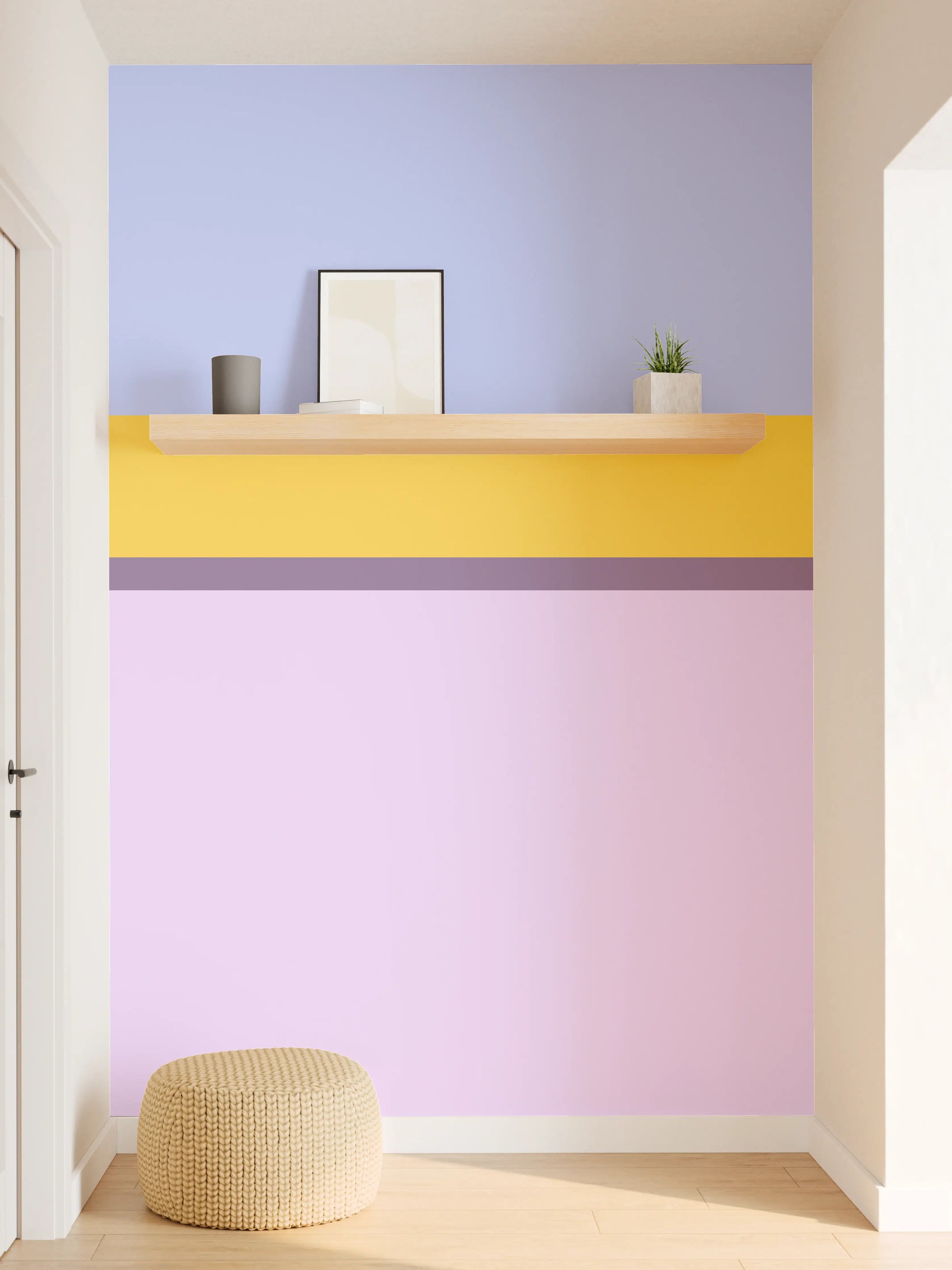 Wandverkleidung Flur - The Springs - Horizontal - Lilac