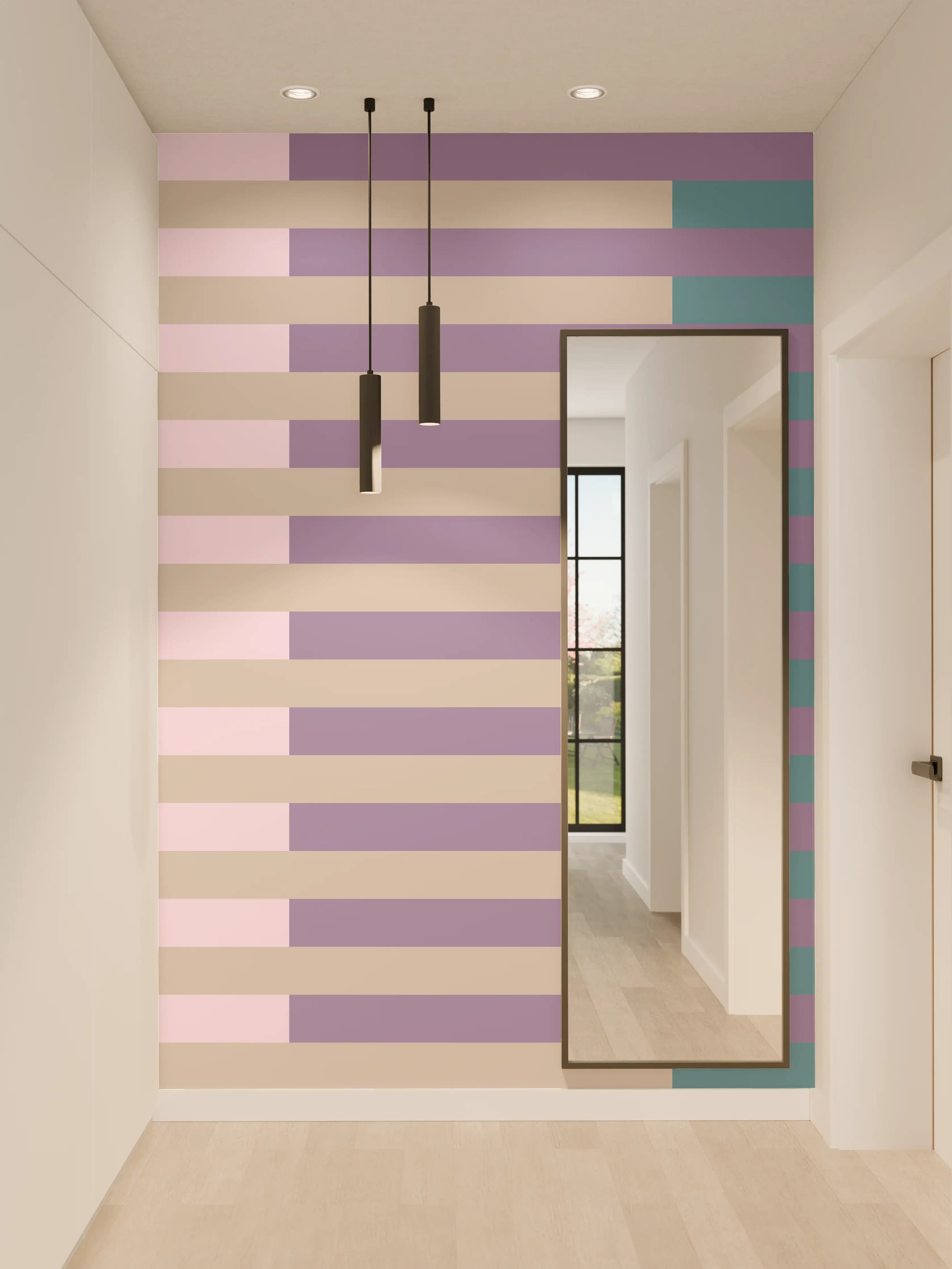 Wandverkleidung Flur - The Vintages - Multy Stripes - Daphne