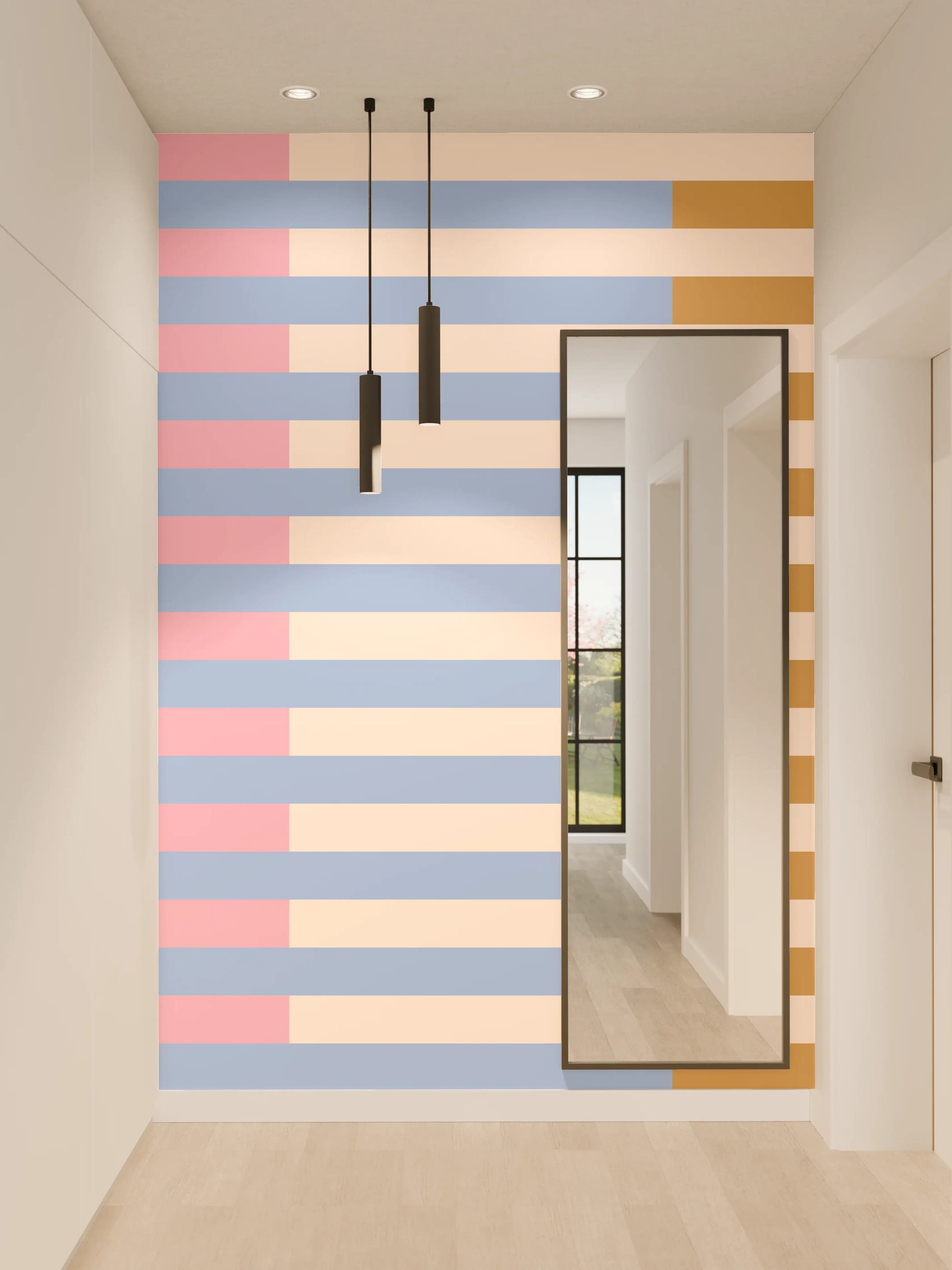 Wandverkleidung Flur - The Vintages - Multy Stripes - Eloise