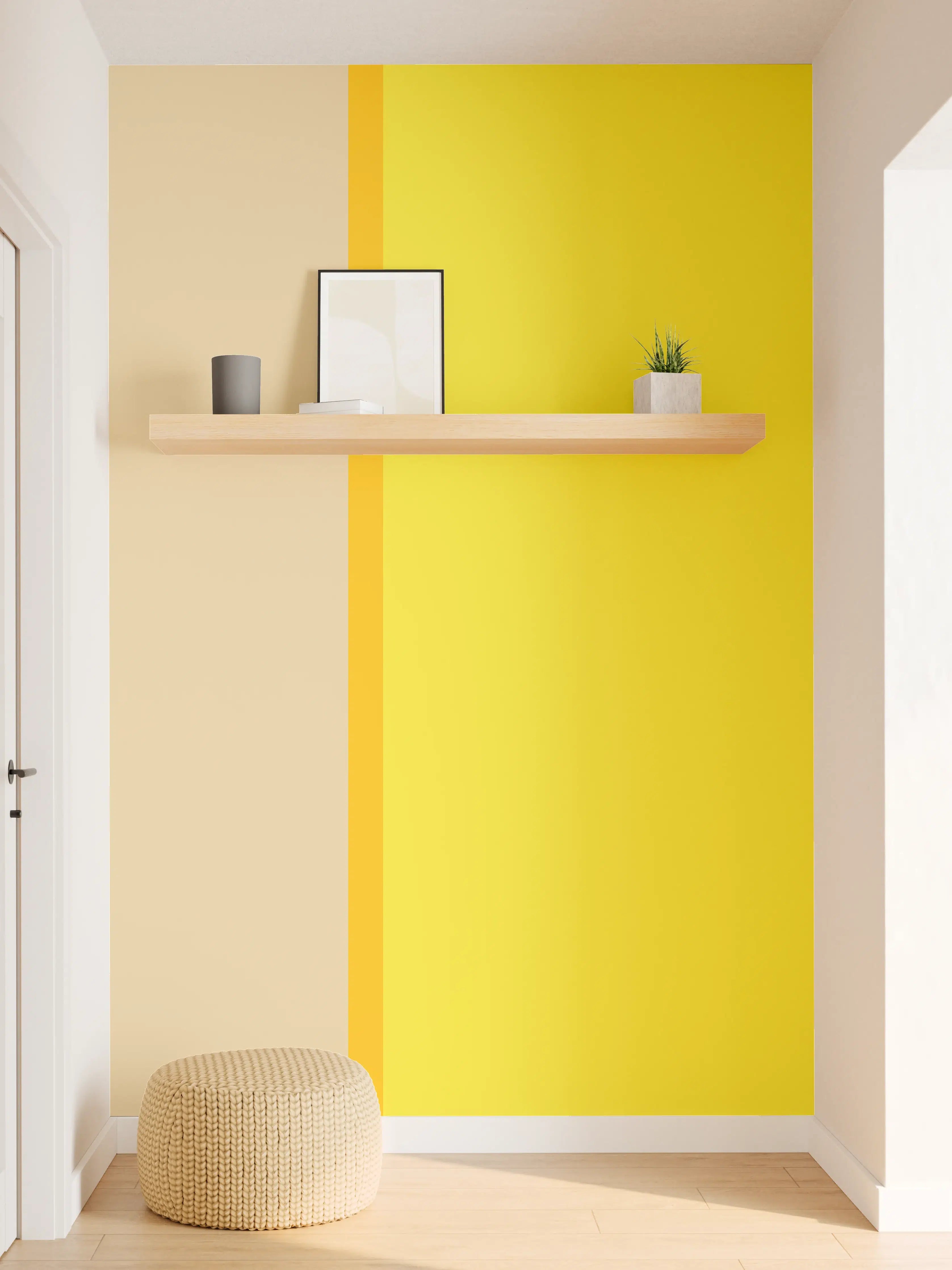 Wandverkleidung Flur - The Yellows - Easy Vertical - Honey