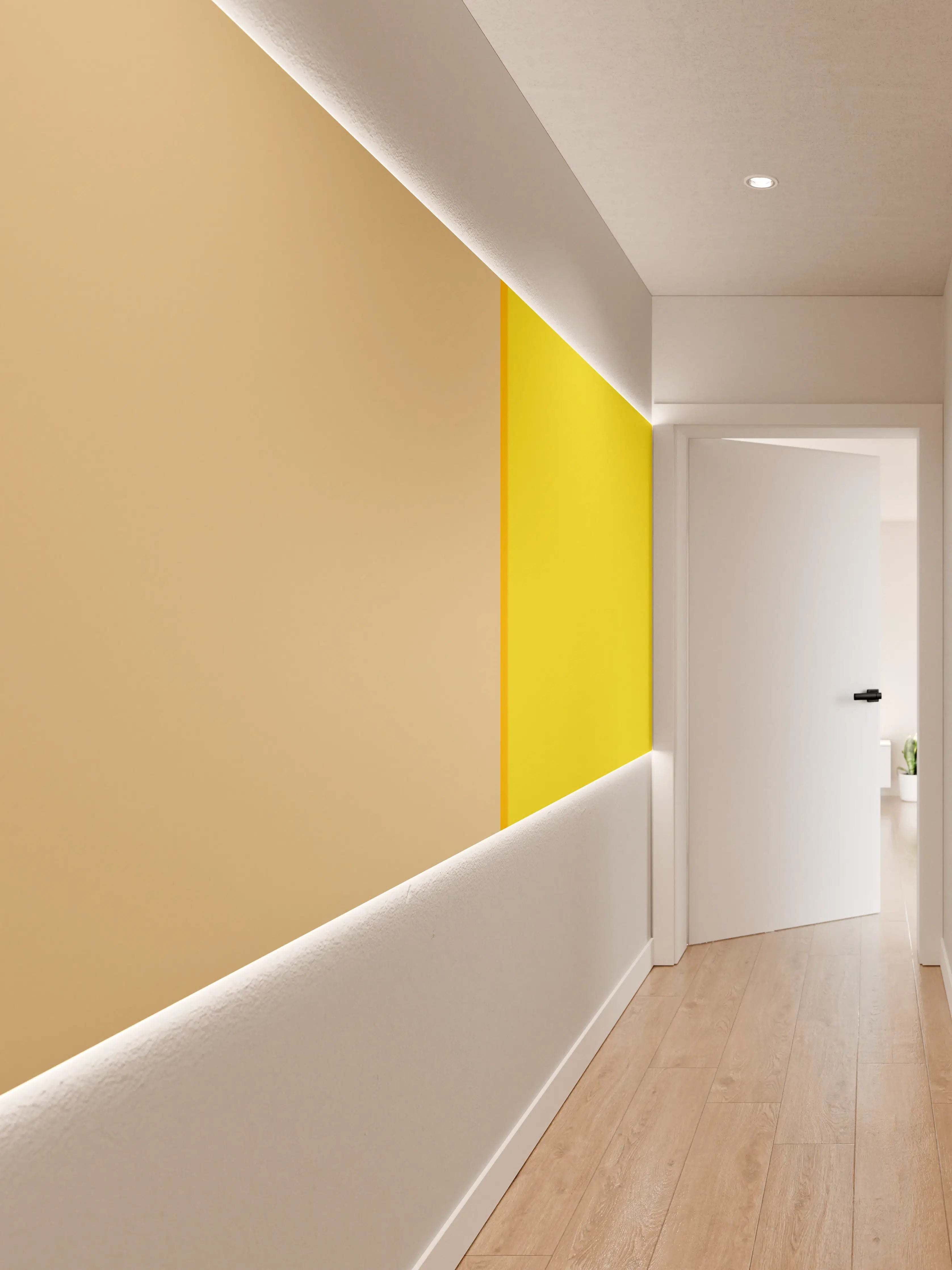 Wandverkleidung Flur - The Yellows - Easy Vertical - Honey